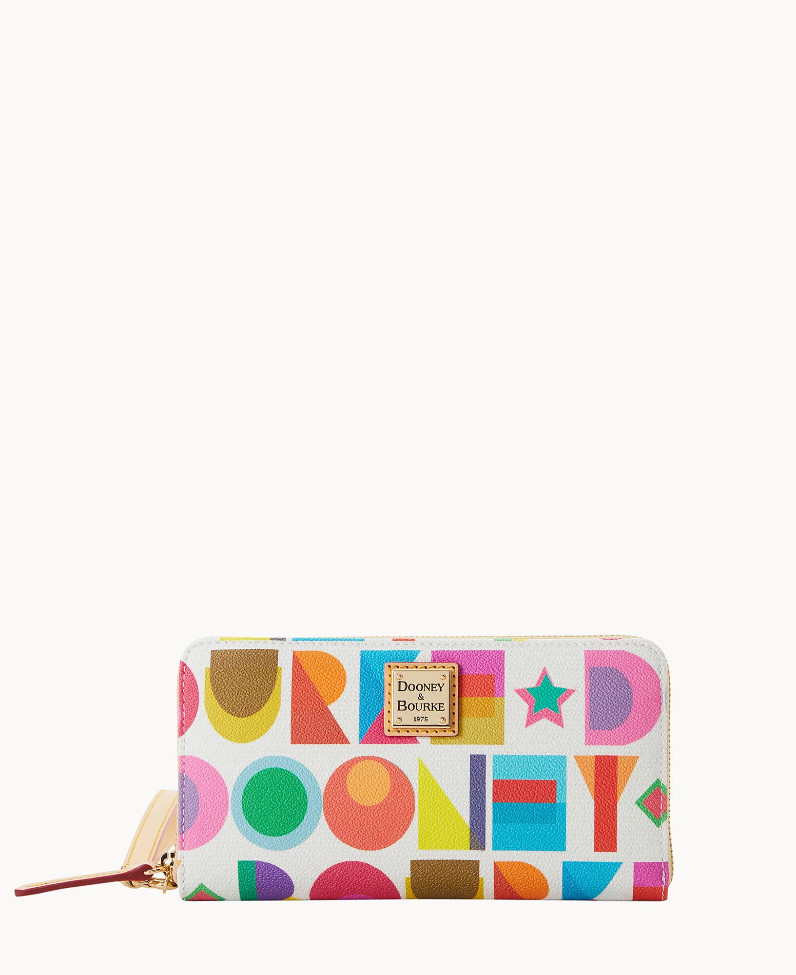 Art Deco Large Zip Around Wristlet - Image 4