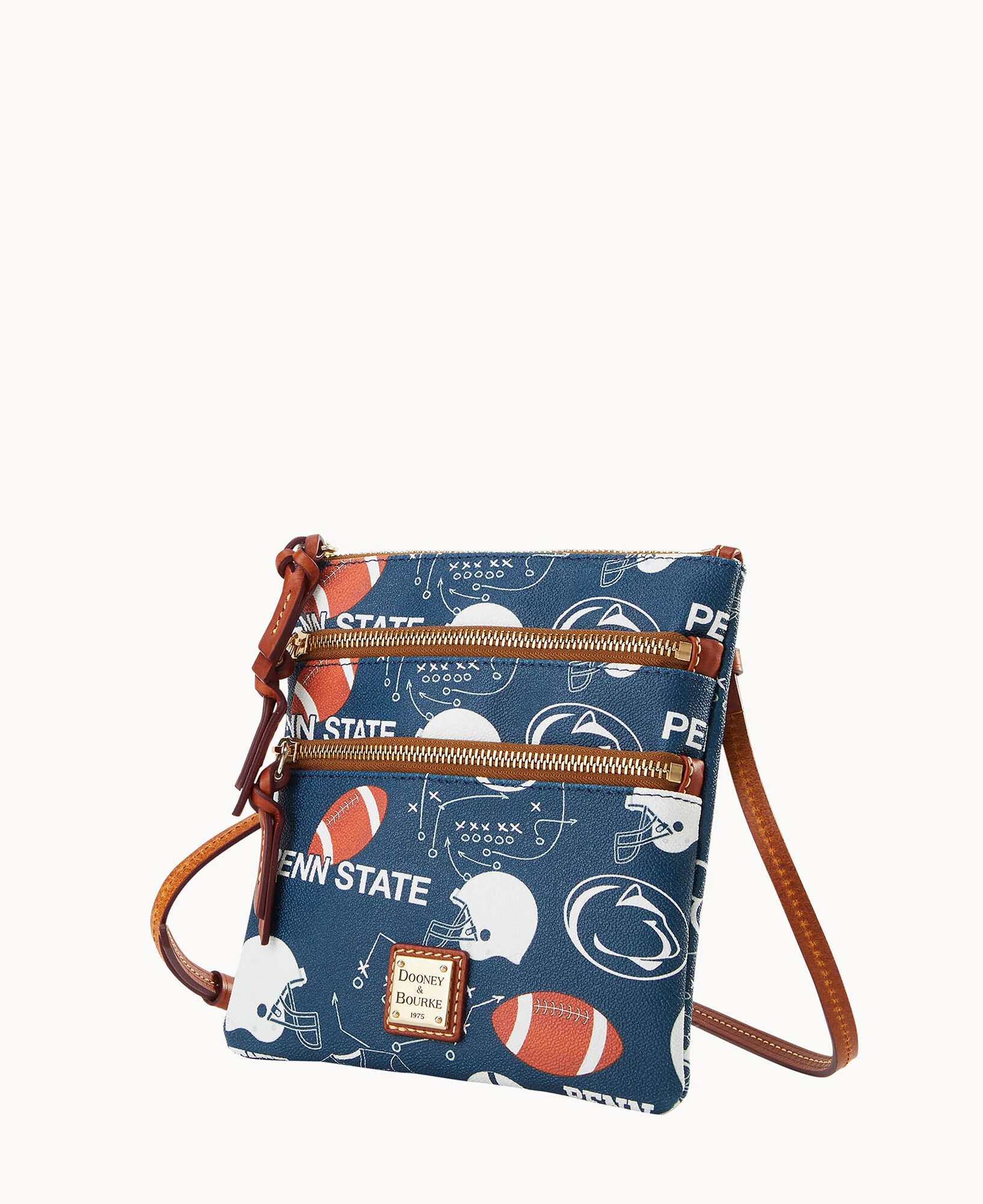 Collegiate Penn State University Triple Zip Crossbody - Image 2