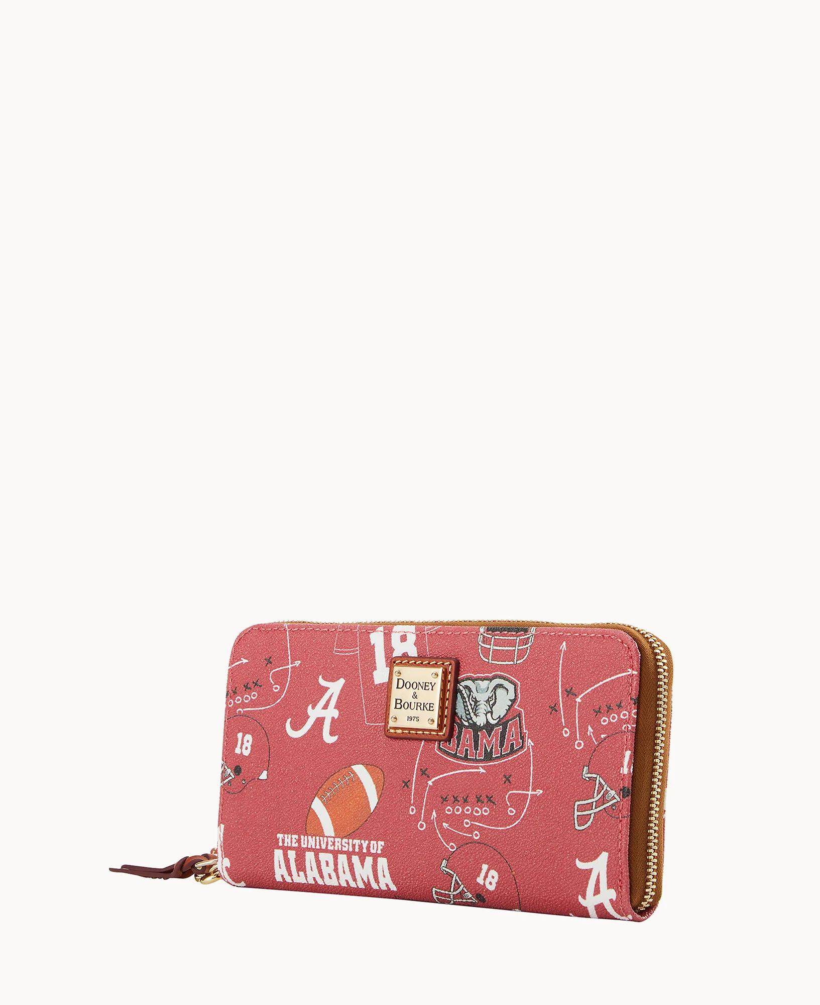 Collegiate University of Alabama Large Zip Around Wristlet - Image 2