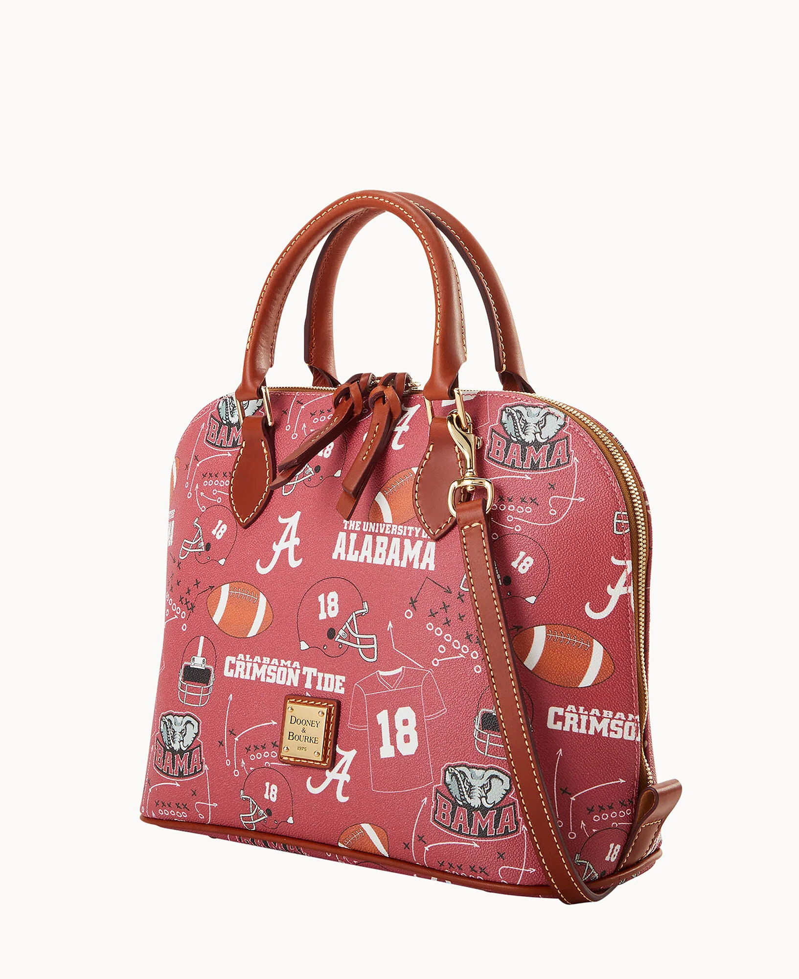 Collegiate University of Alabama Zip Zip Satchel - Image 2