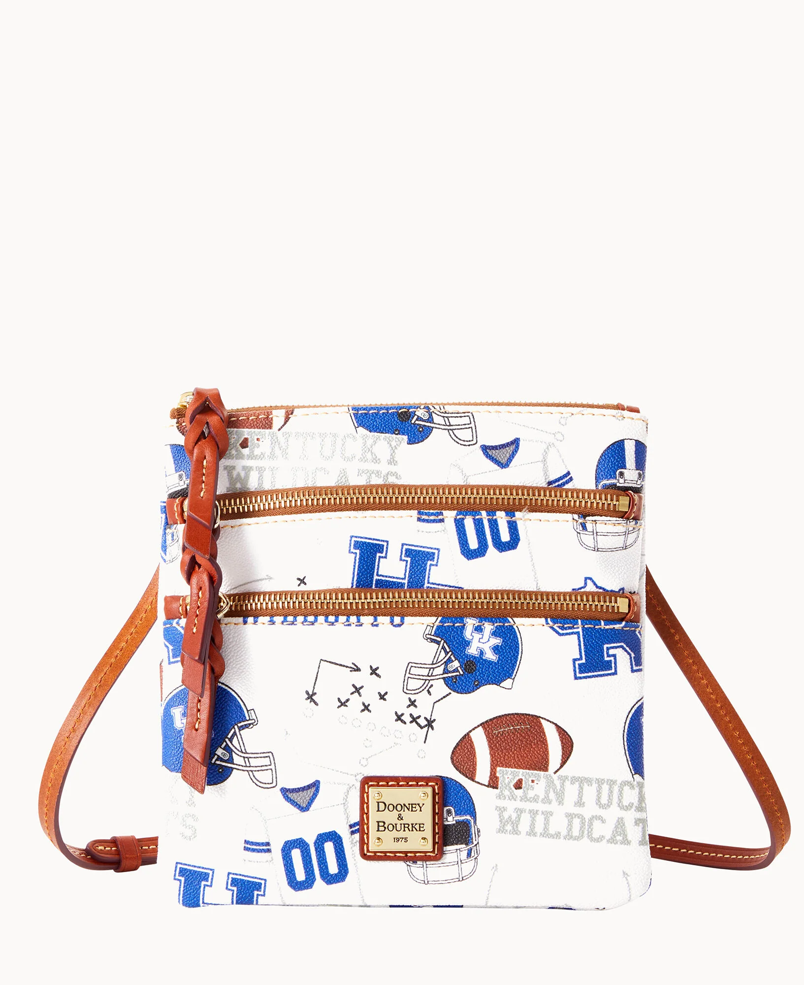 Collegiate University of Kentucky Triple Zip Crossbody - Image 5