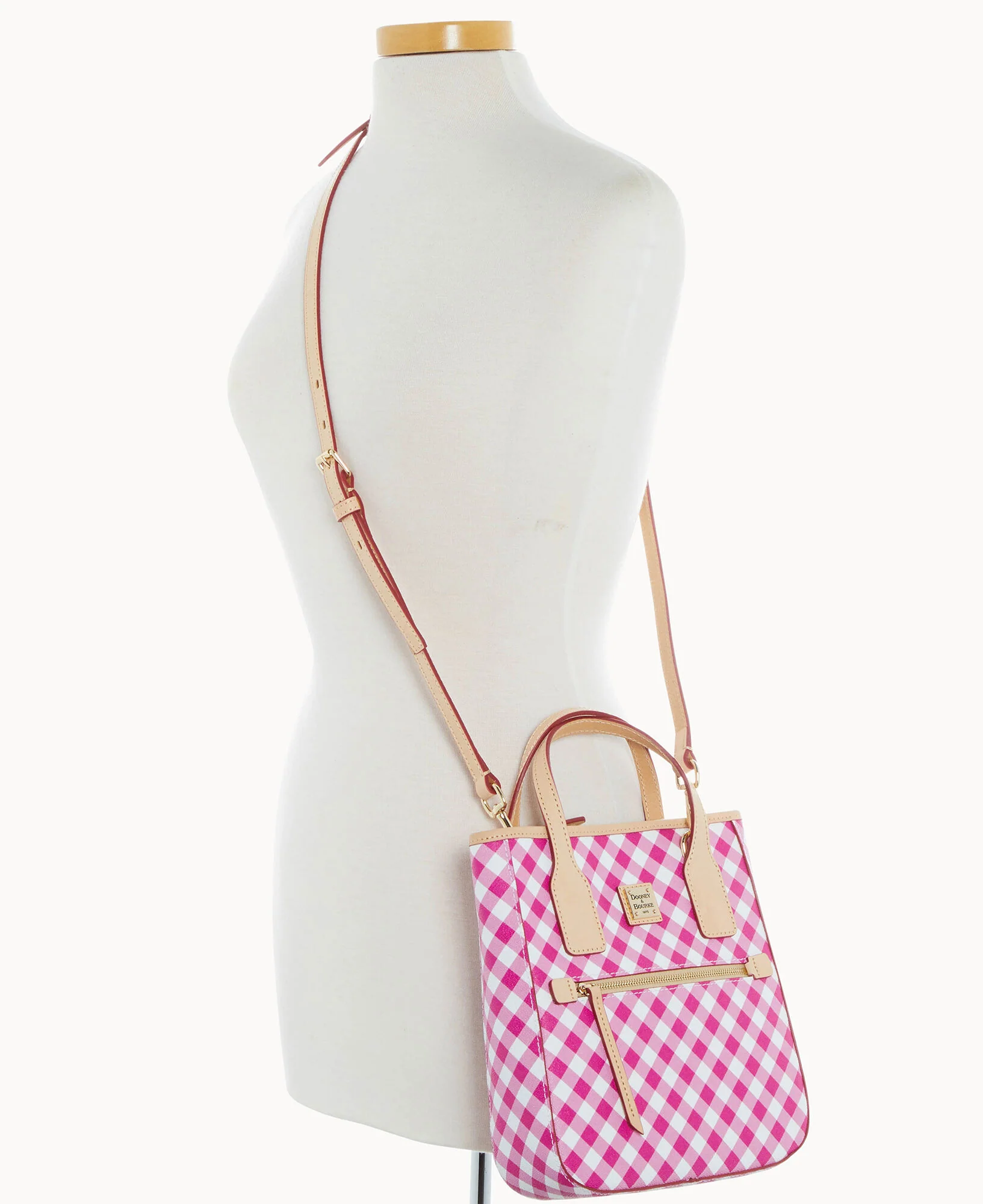 Gingham II Small Handle Tote - Image 12