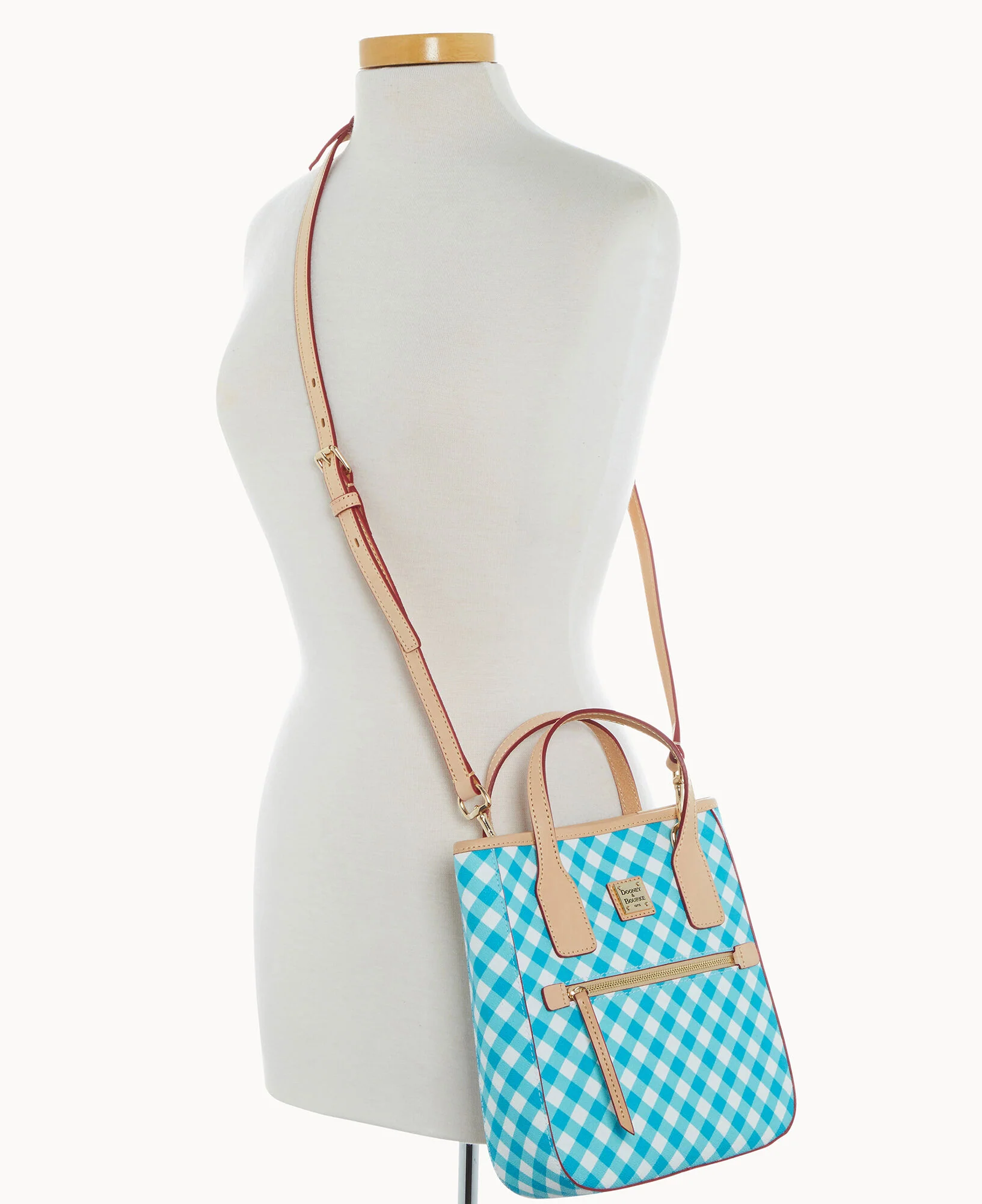 Gingham II Small Handle Tote - Image 4