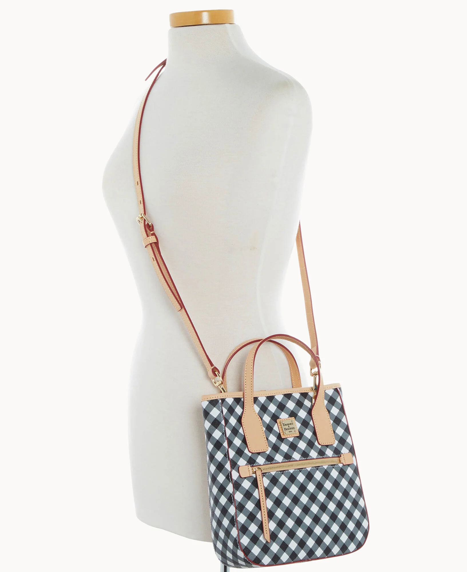 Gingham II Small Handle Tote - Image 8