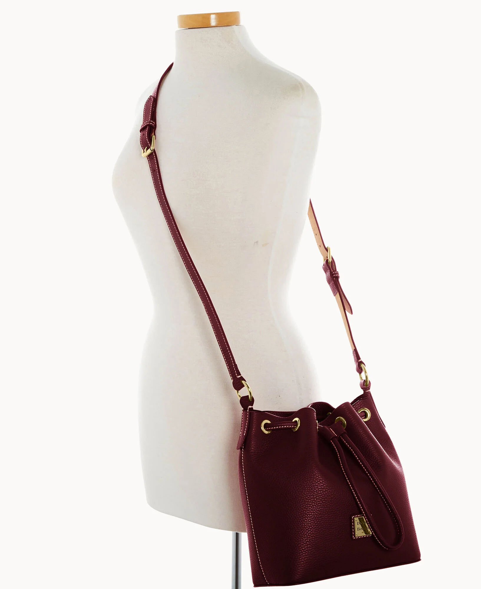 Lucca Leather Crossbody Drawstring - Image 36