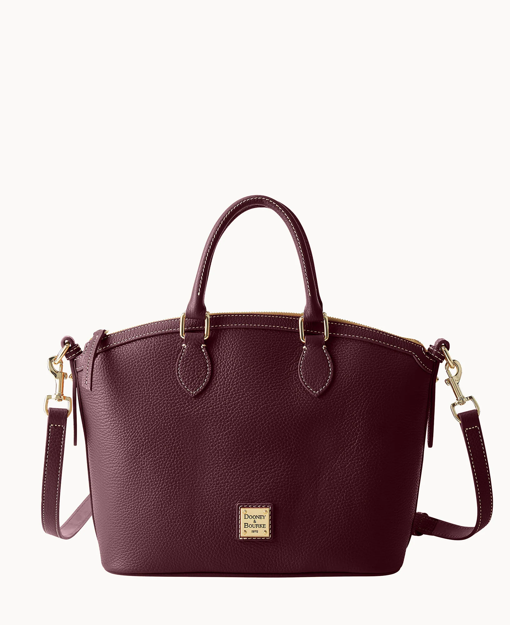 Lucca Leather Domed Satchel - Image 17