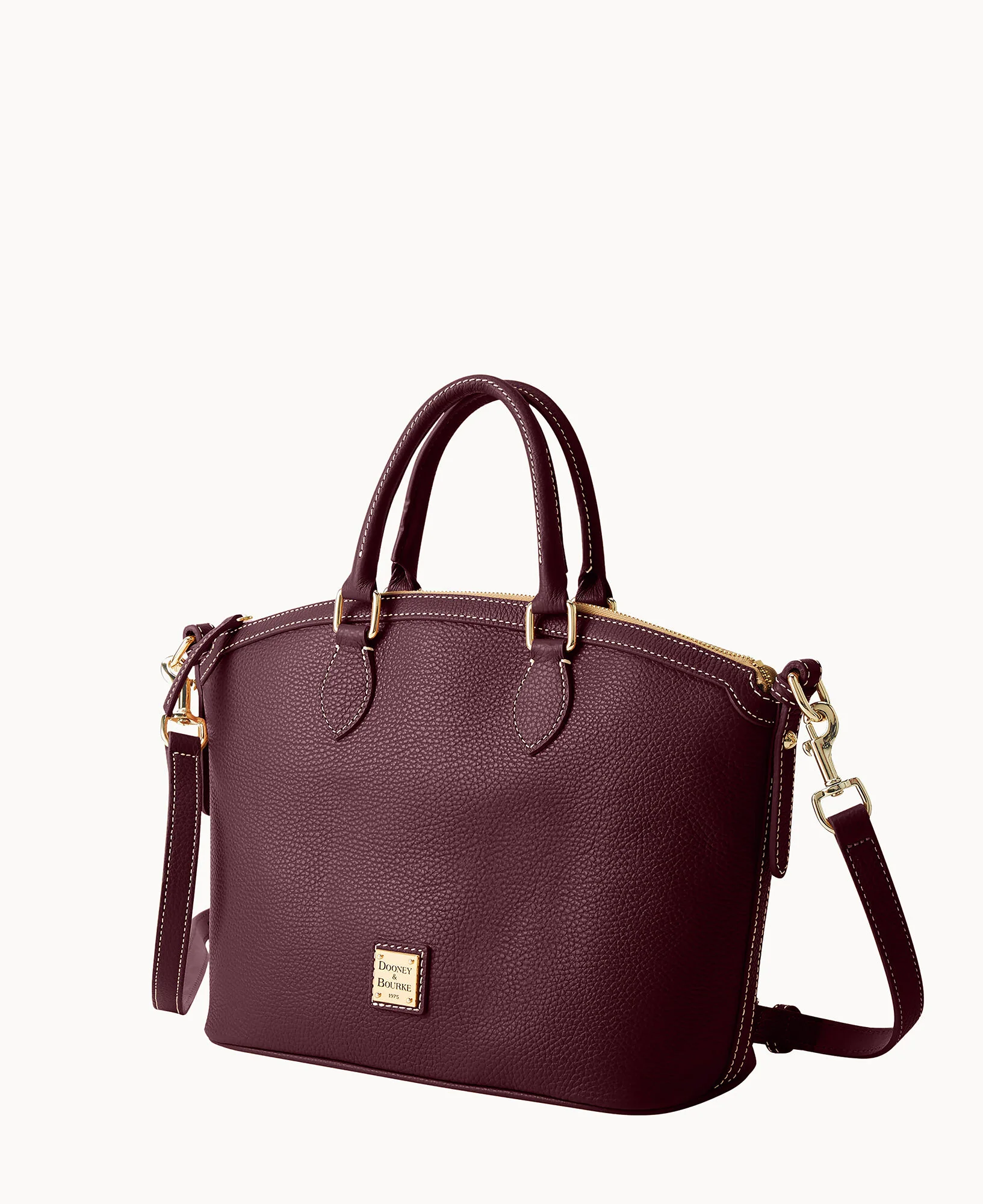 Lucca Leather Domed Satchel - Image 18