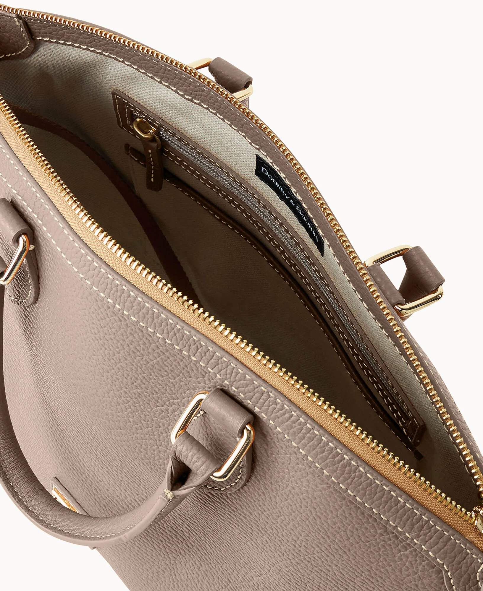 Lucca Leather Domed Satchel - Image 23