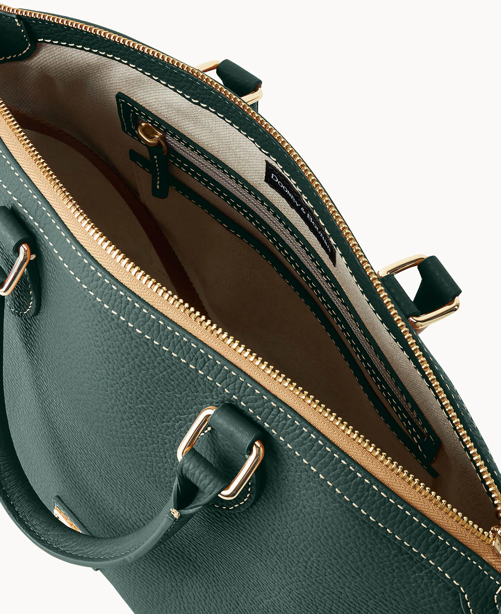 Lucca Leather Domed Satchel - Image 31