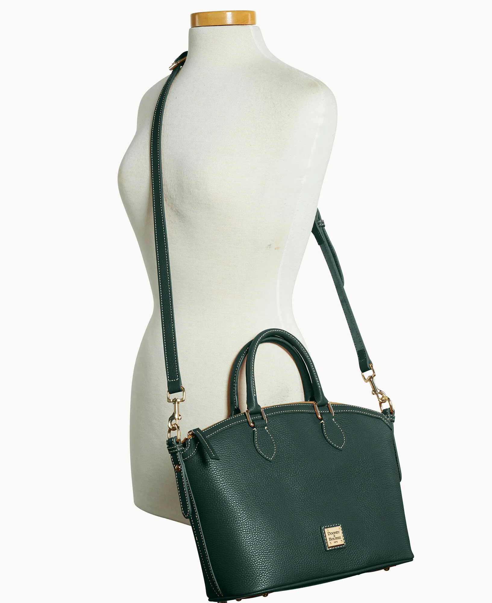 Lucca Leather Domed Satchel - Image 32