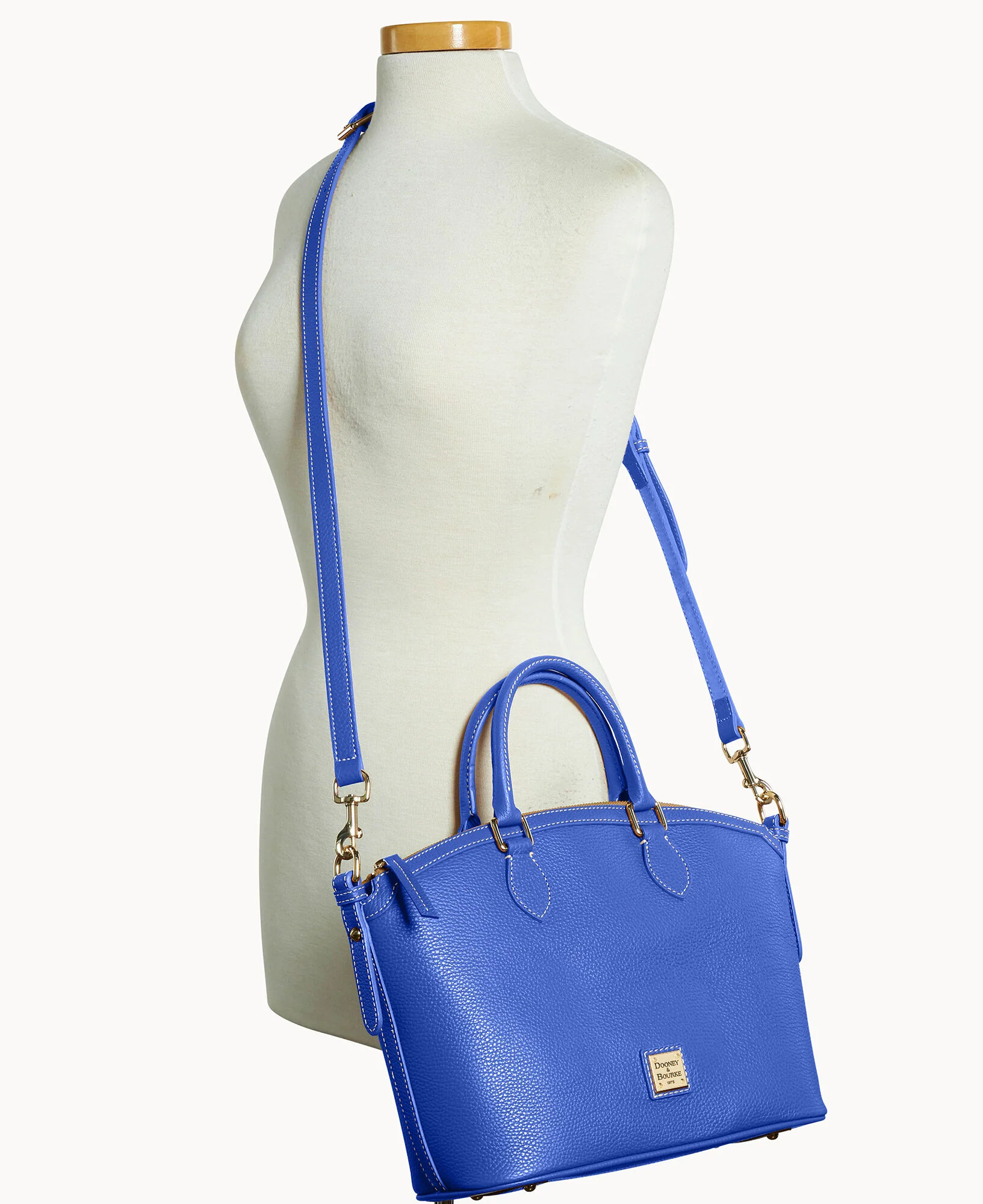 Lucca Leather Domed Satchel - Image 36