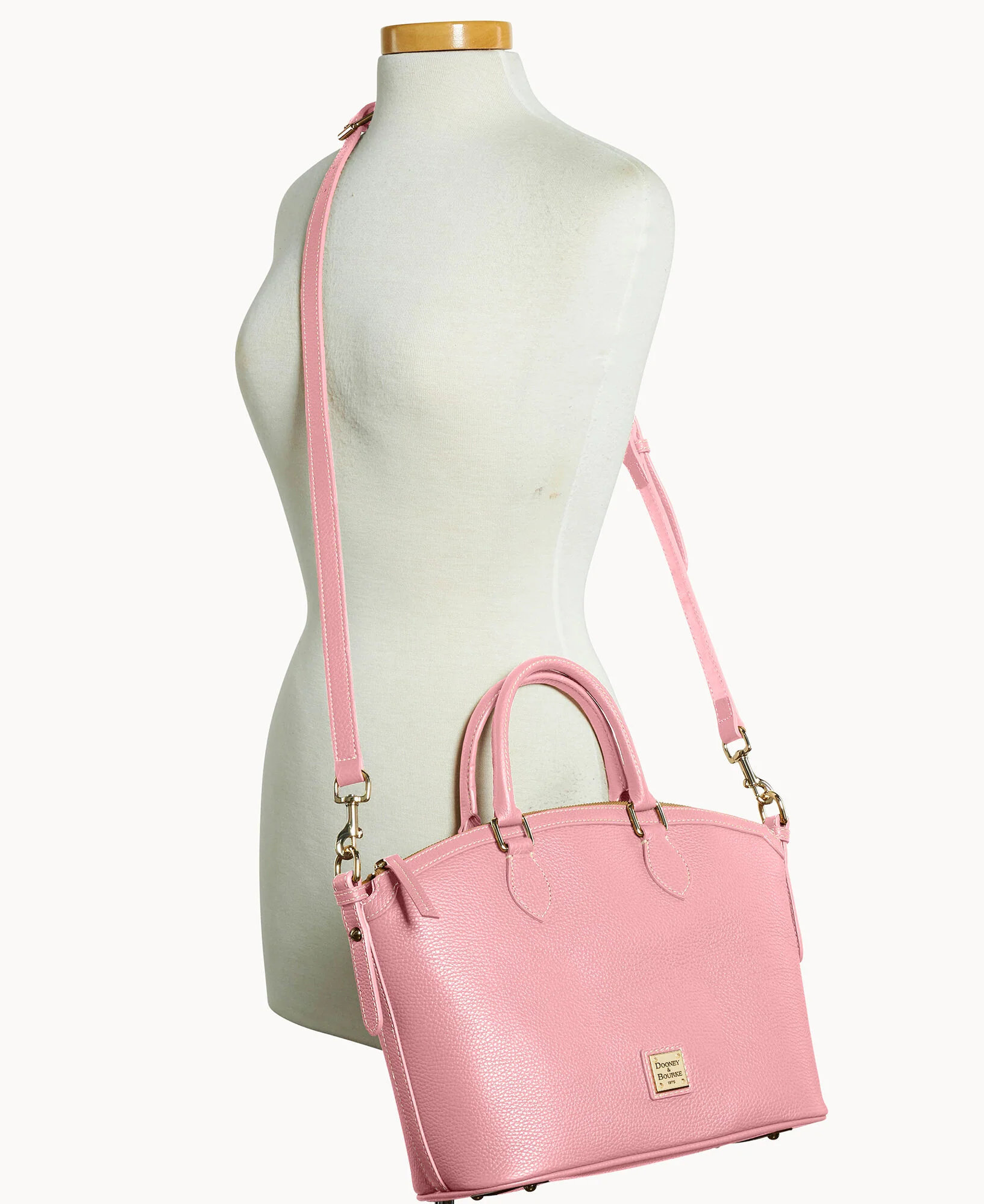 Lucca Leather Domed Satchel - Image 40