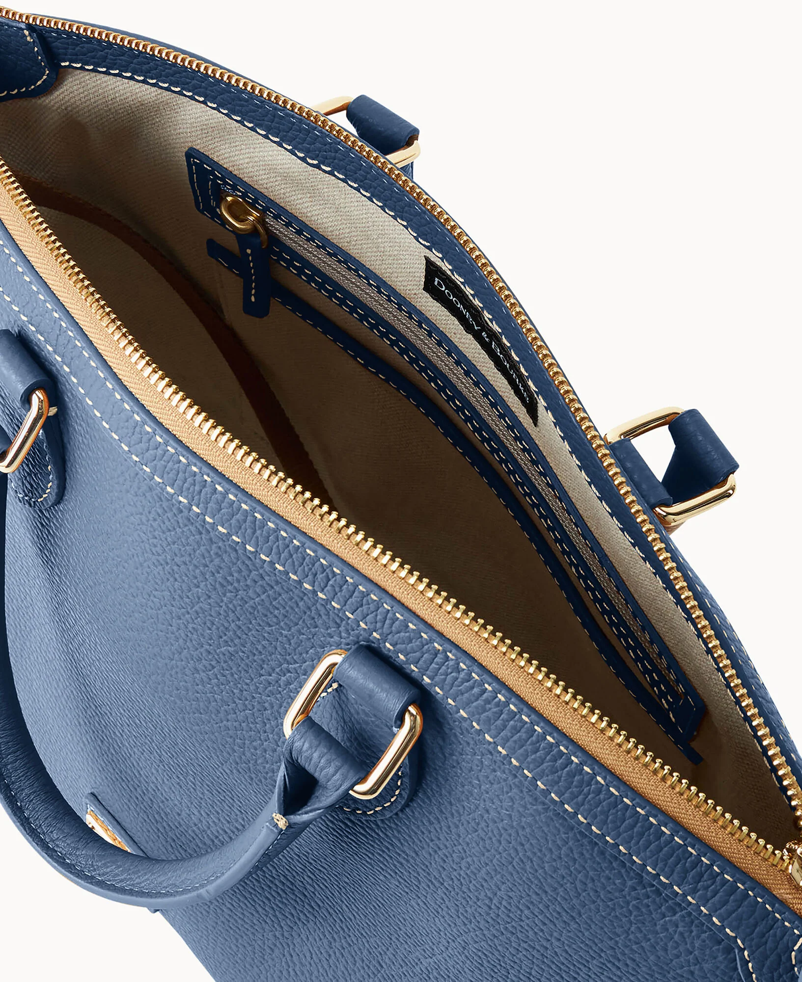 Lucca Leather Domed Satchel - Image 55