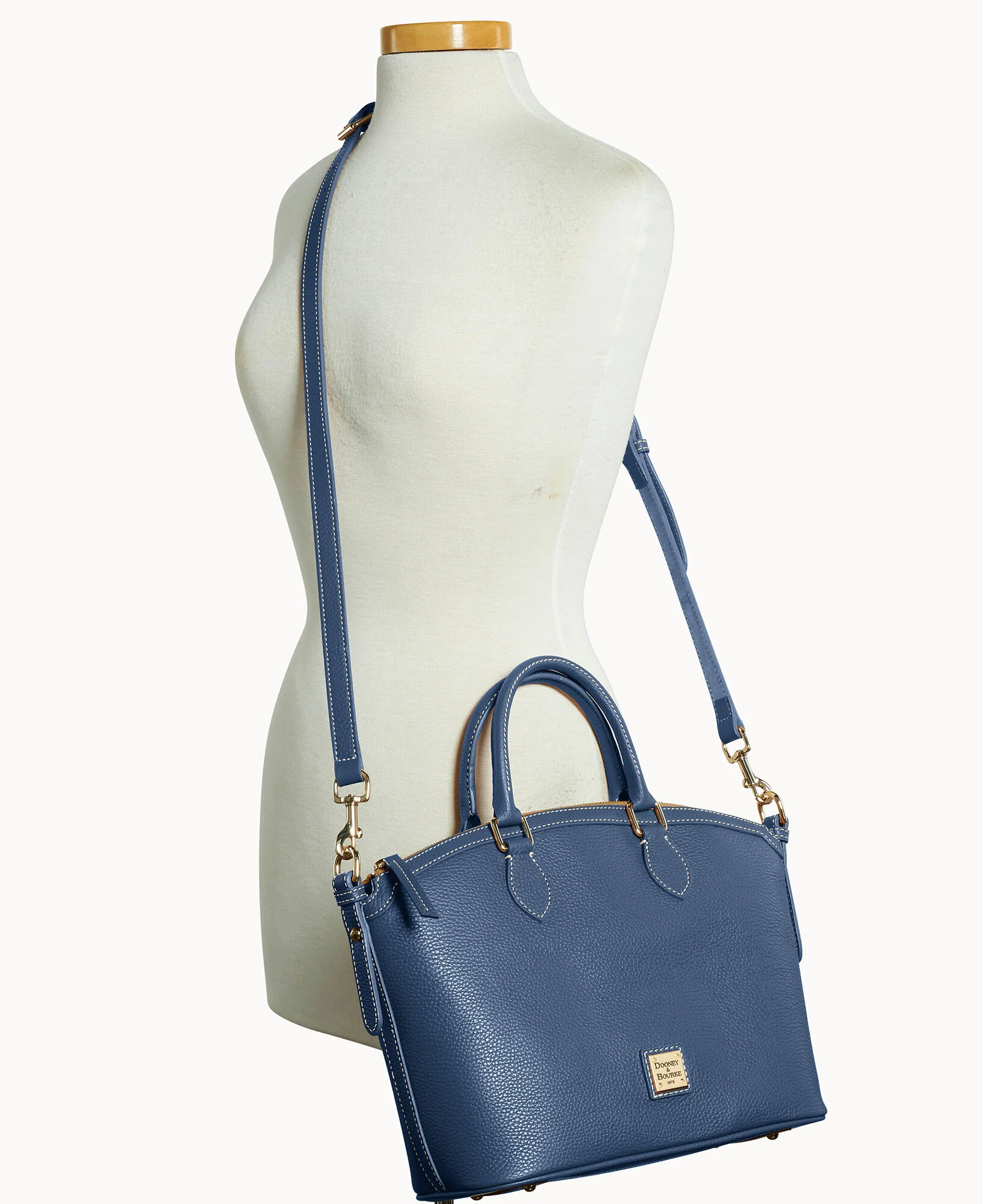 Lucca Leather Domed Satchel - Image 56