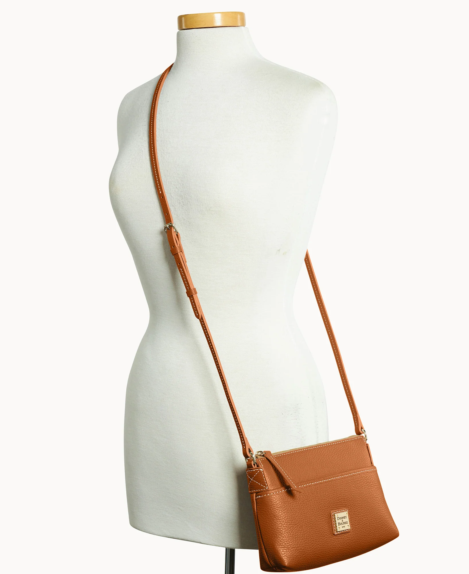 Lucca Leather Ginger Crossbody - Image 28