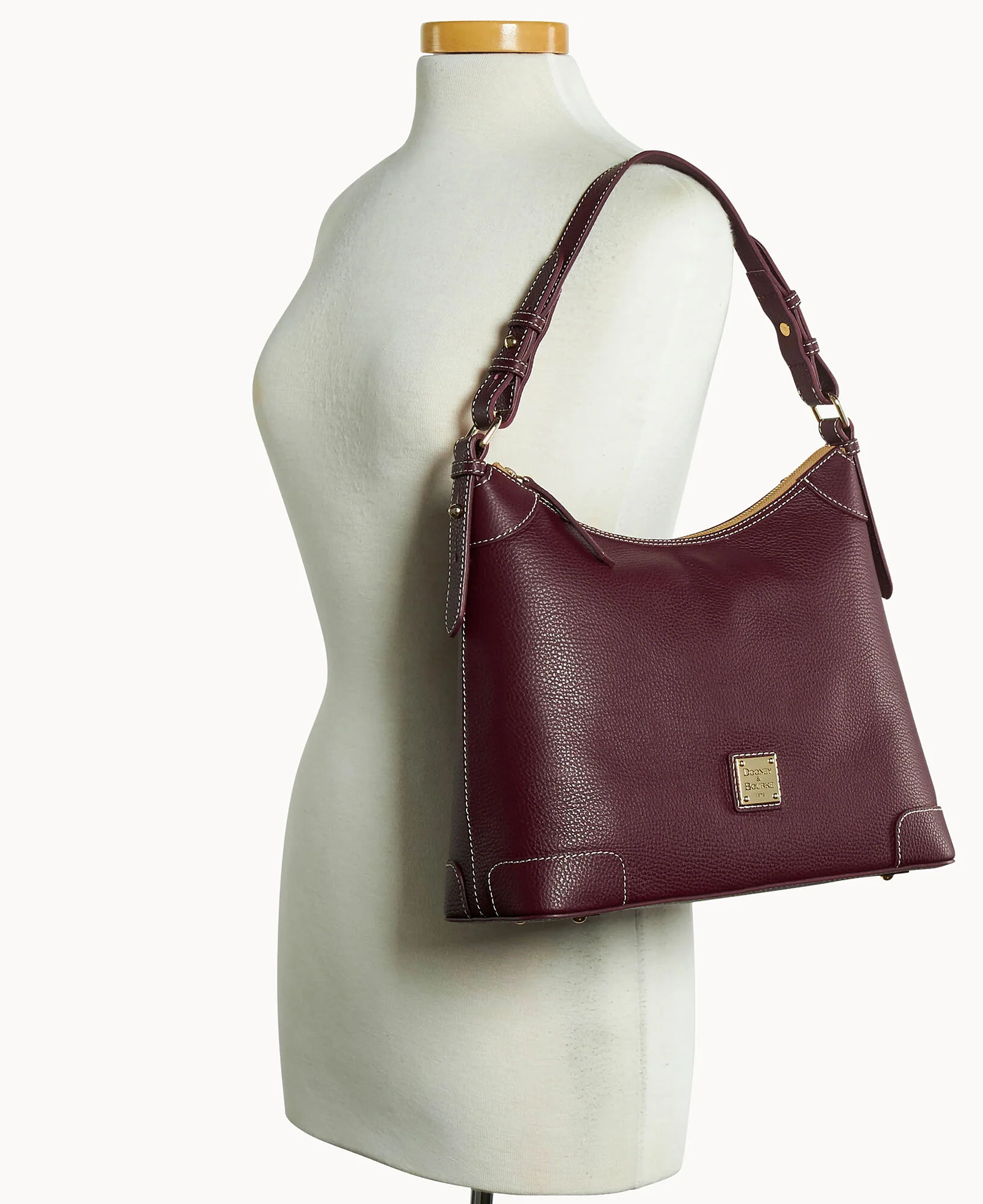 Lucca Leather Hobo - Image 8