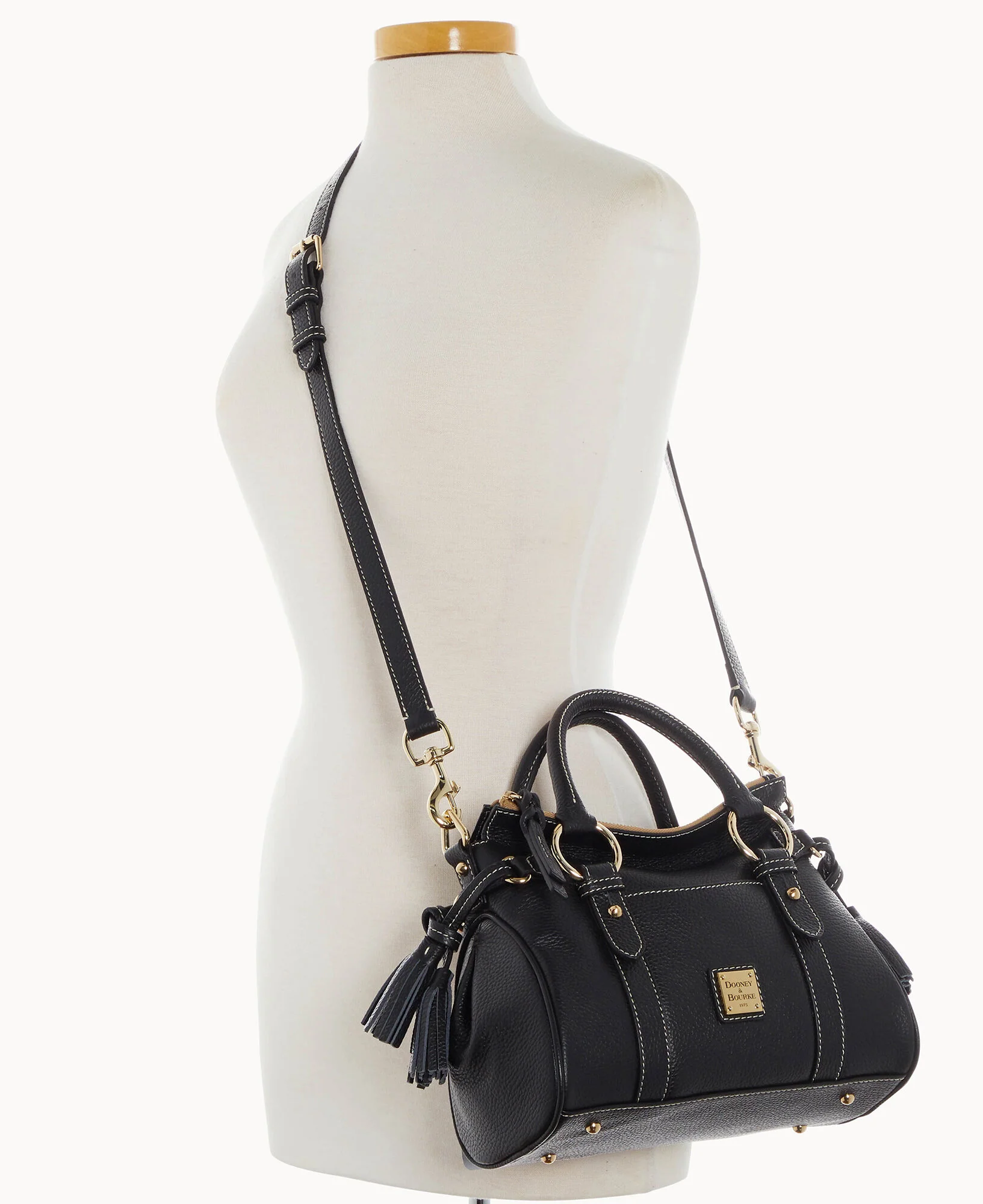 Lucca Leather Satchel With Pocket - Image 10