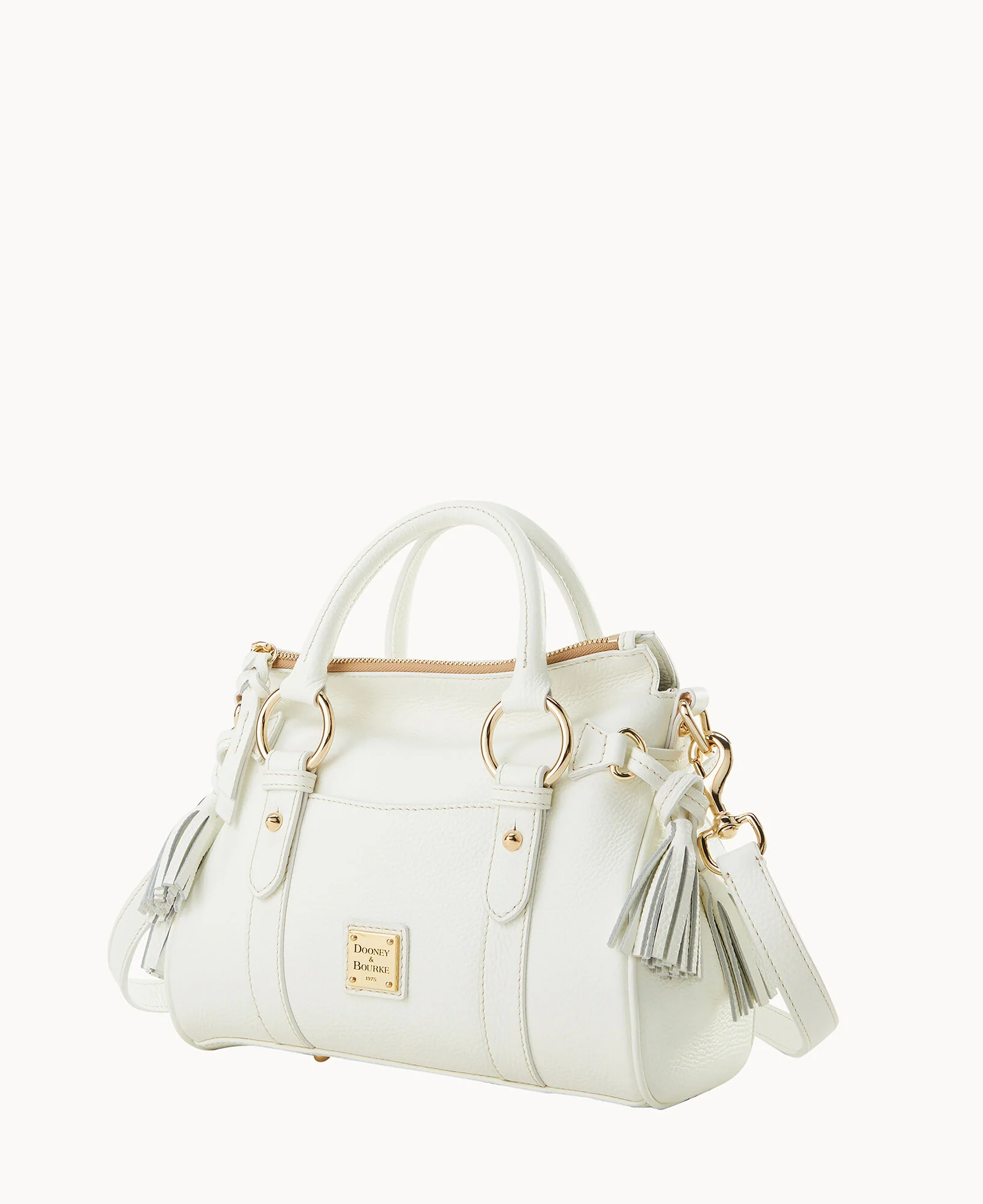 Lucca Leather Satchel With Pocket - Image 12