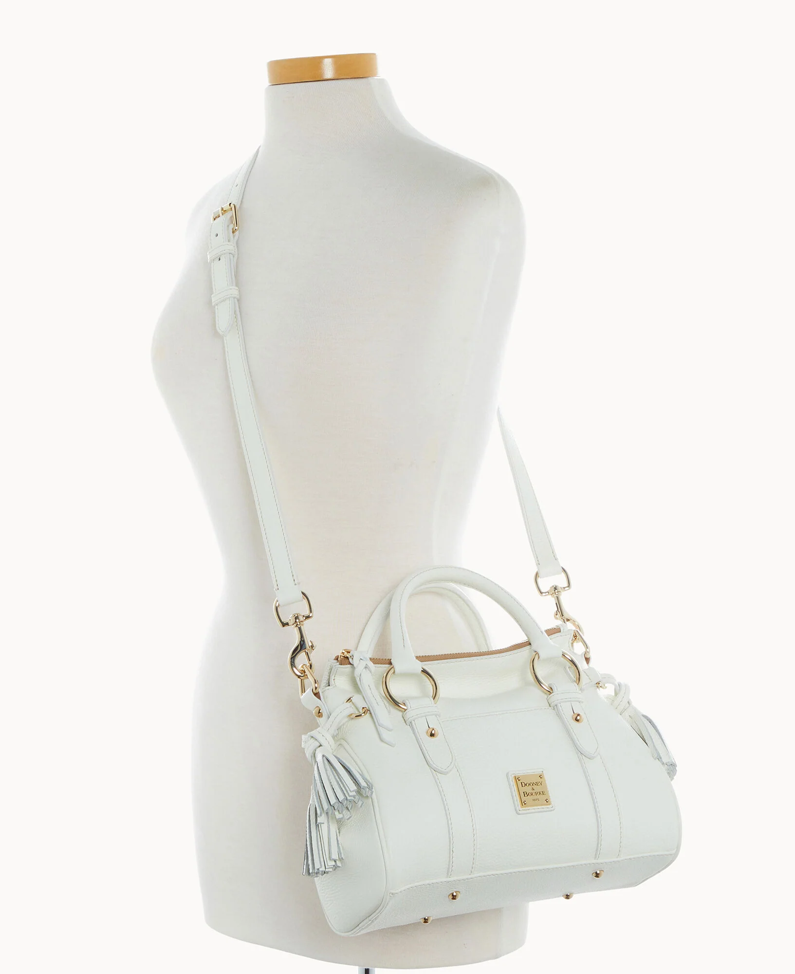 Lucca Leather Satchel With Pocket - Image 15