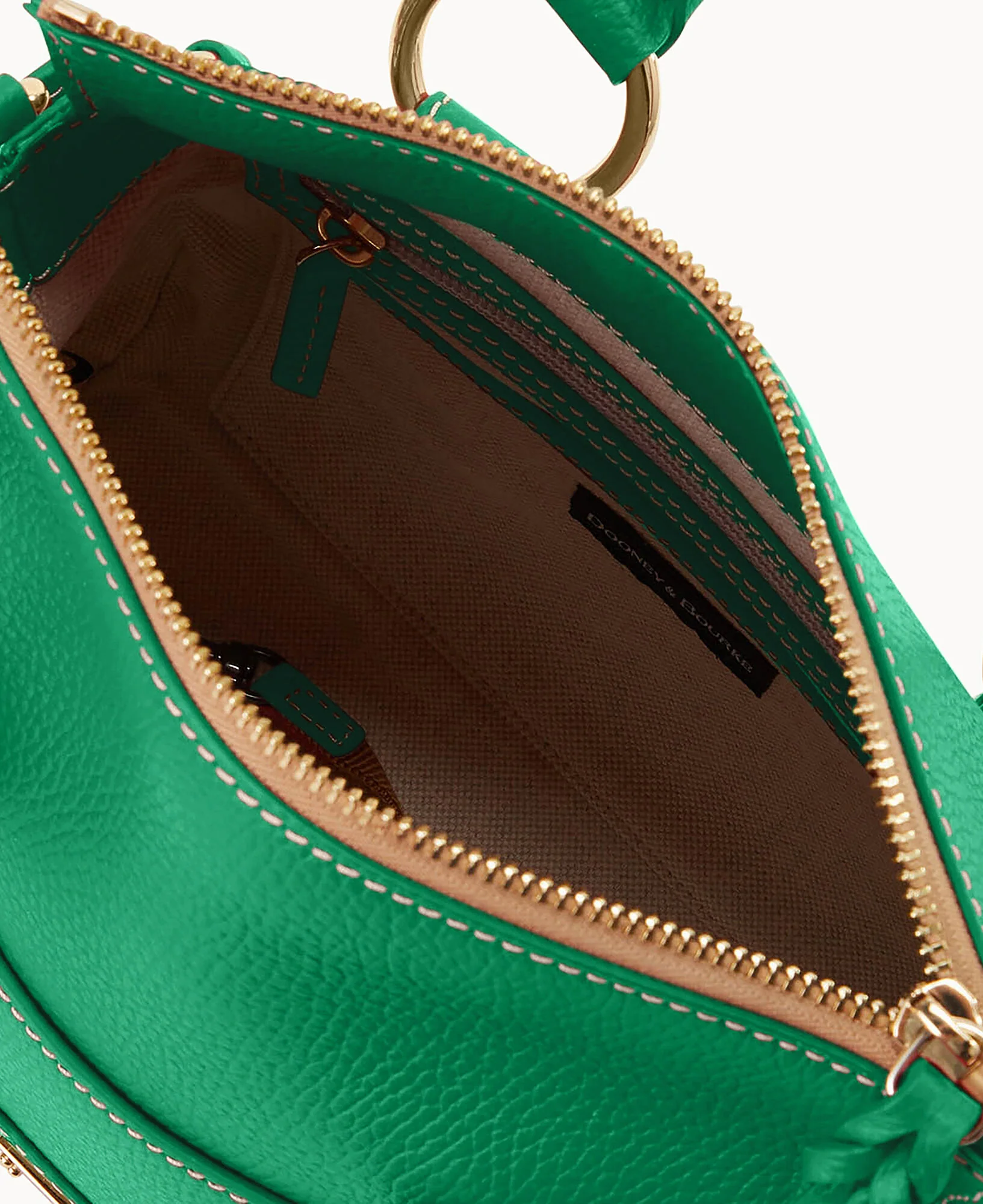 Lucca Leather Satchel With Pocket - Image 38