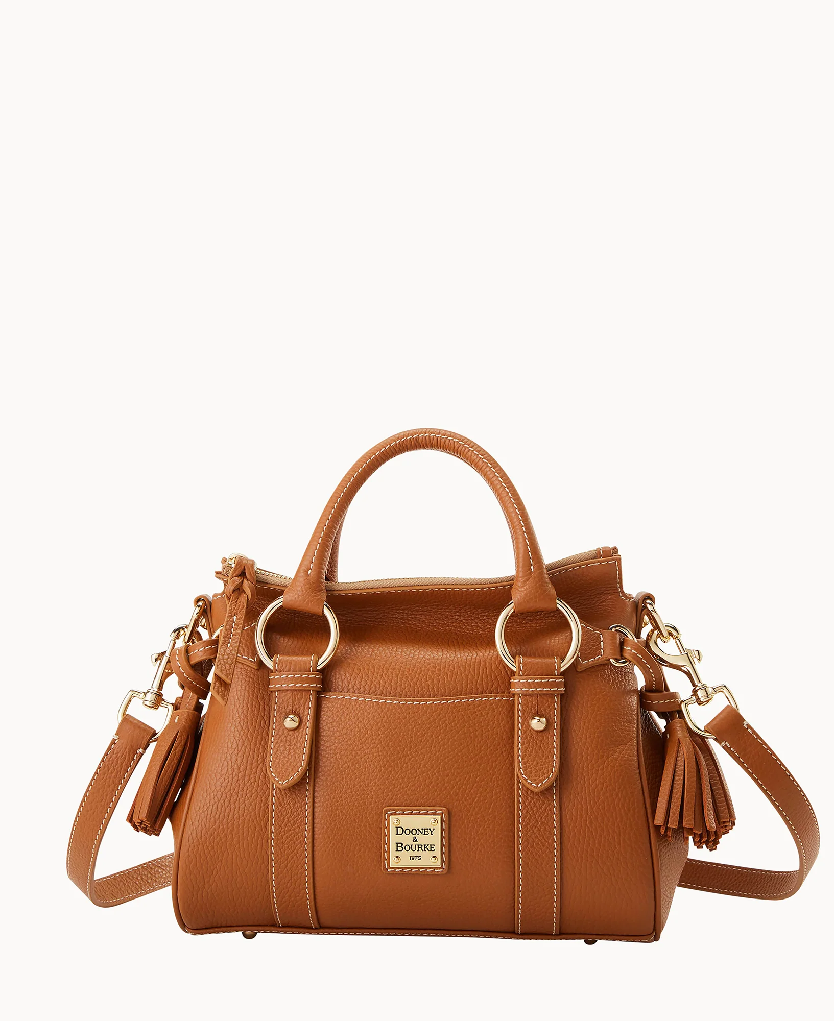 Lucca Leather Satchel With Pocket - Image 41