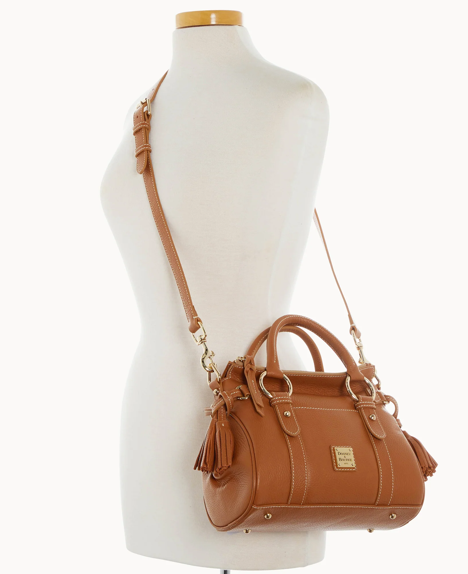 Lucca Leather Satchel With Pocket - Image 45