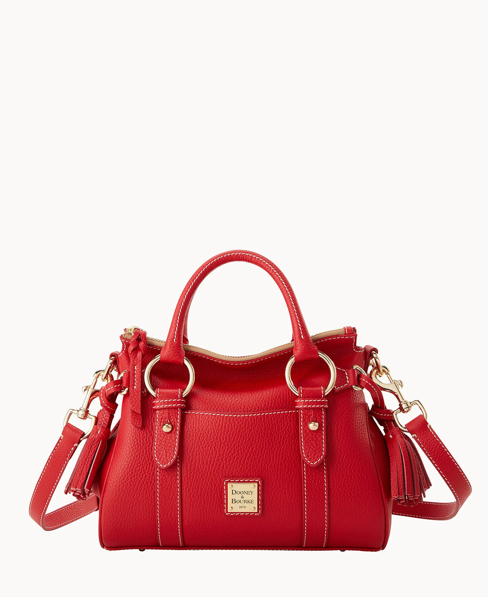 Lucca Leather Satchel With Pocket - Image 46