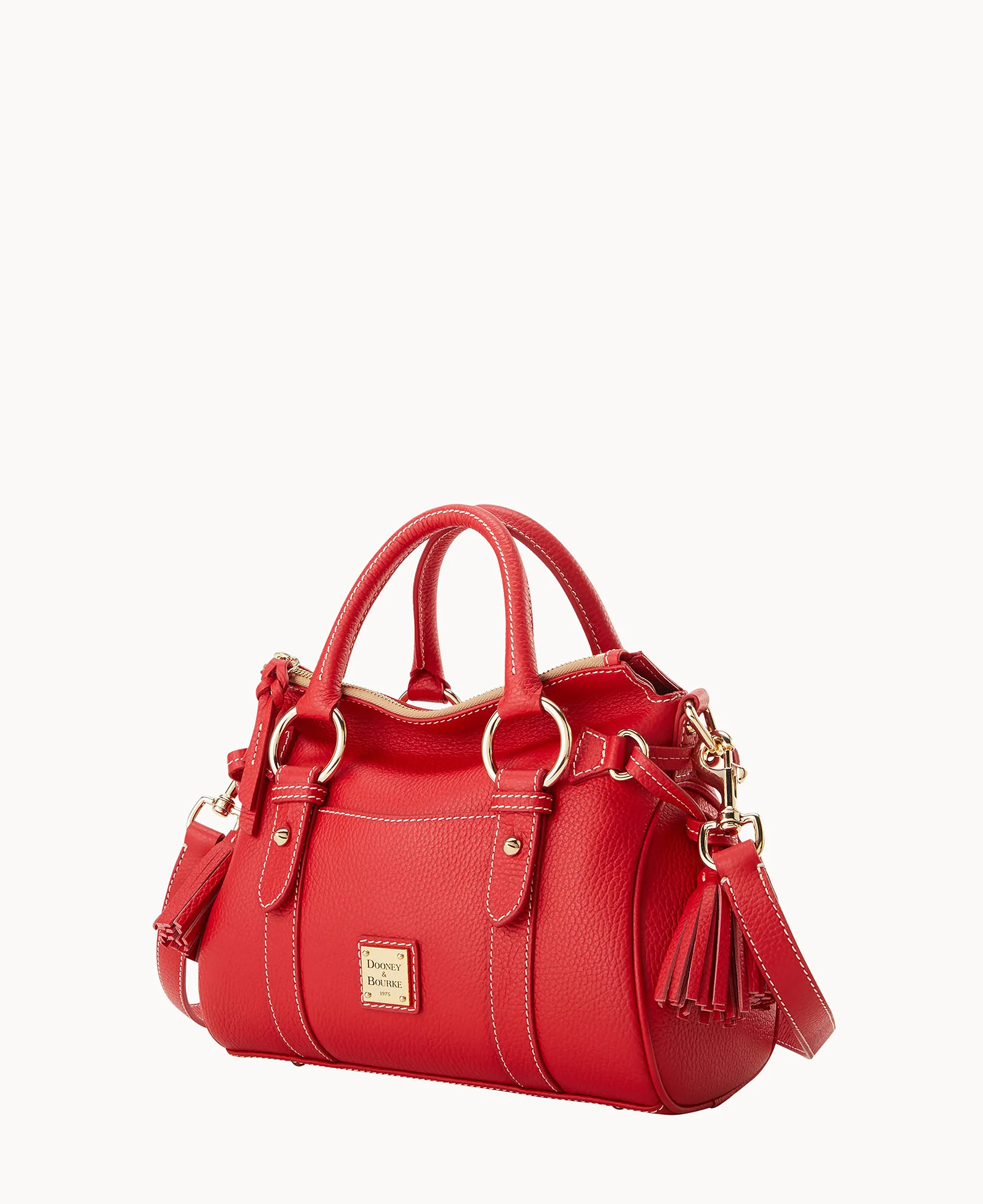 Lucca Leather Satchel With Pocket - Image 47