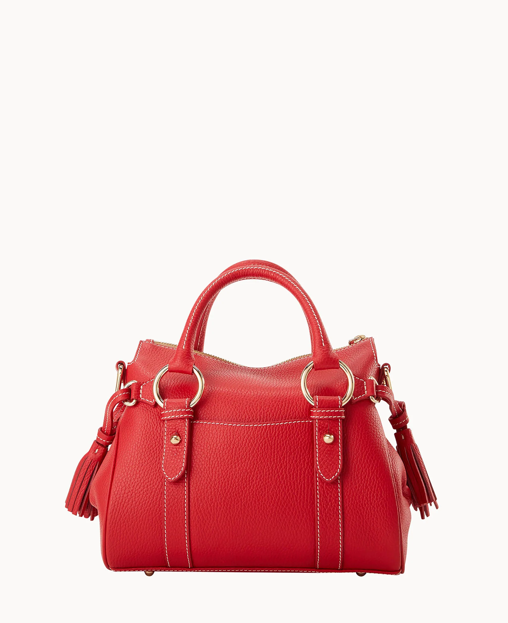 Lucca Leather Satchel With Pocket - Image 49