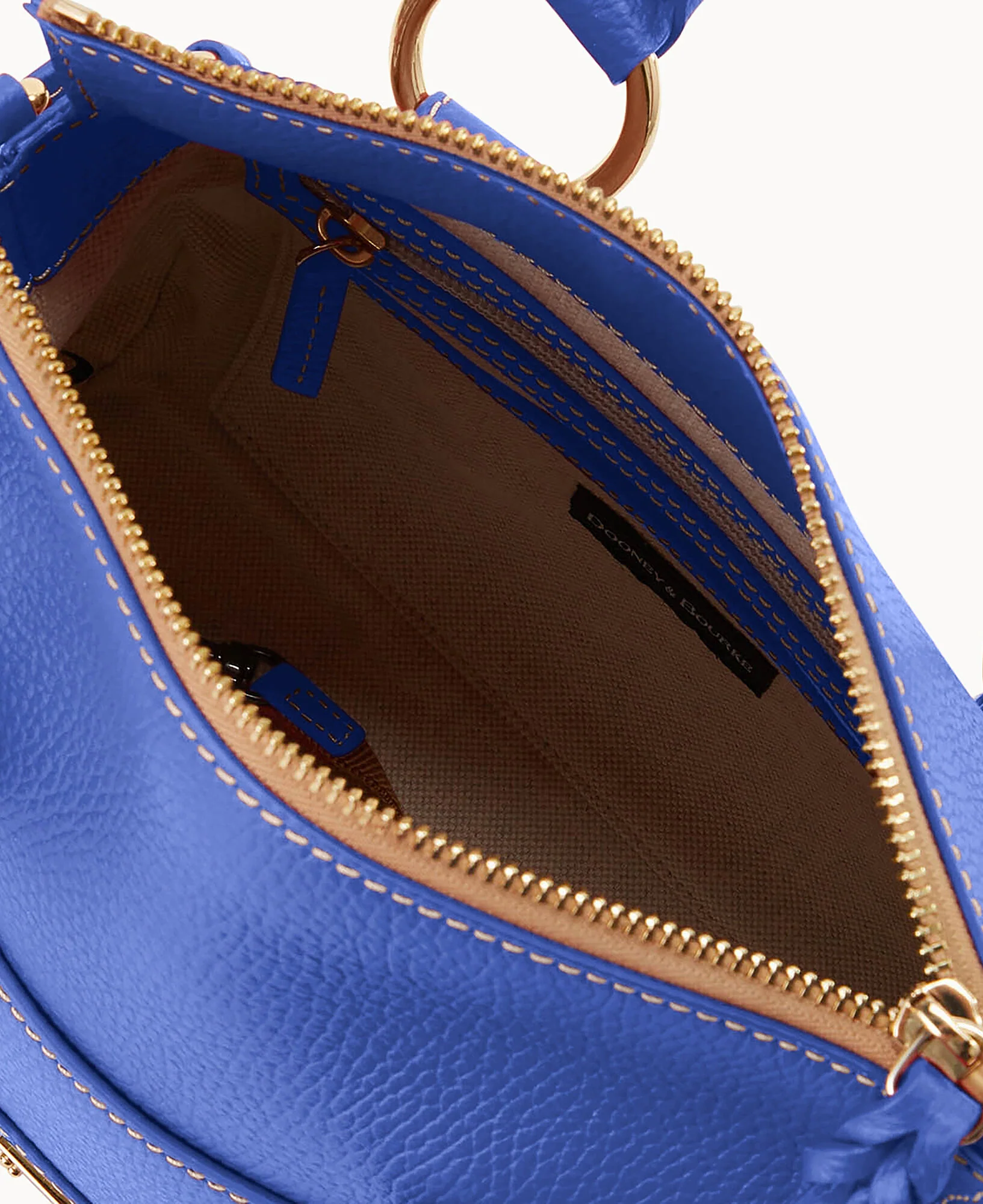 Lucca Leather Satchel With Pocket - Image 58