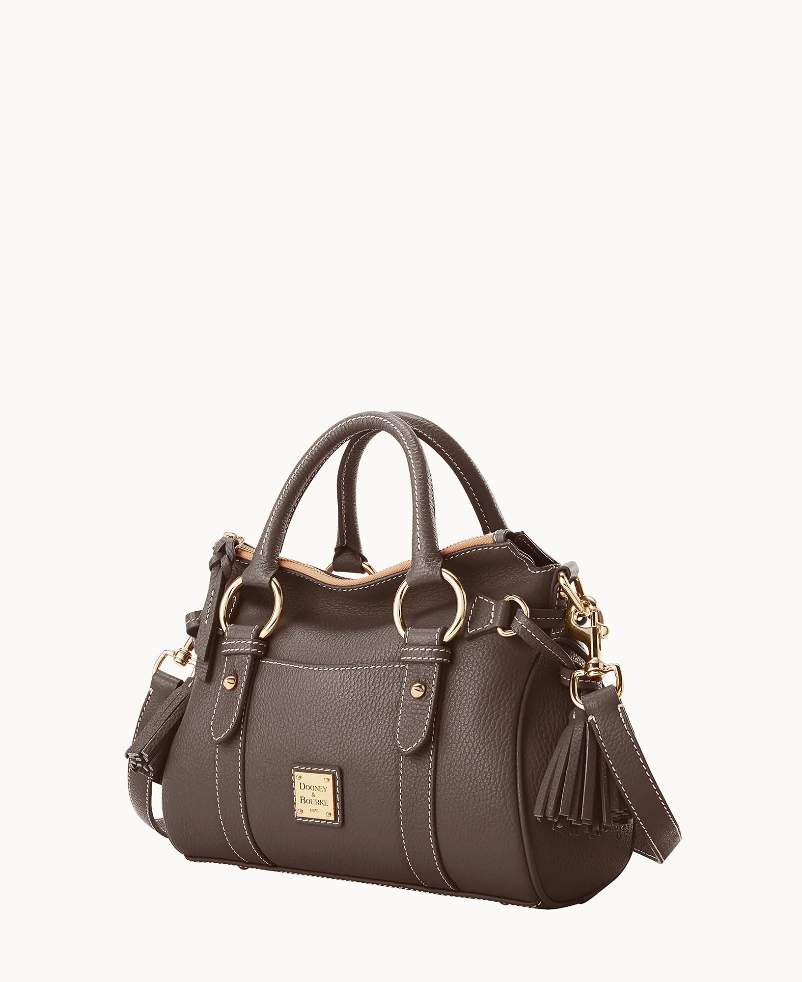 Lucca Leather Satchel With Pocket - Image 67