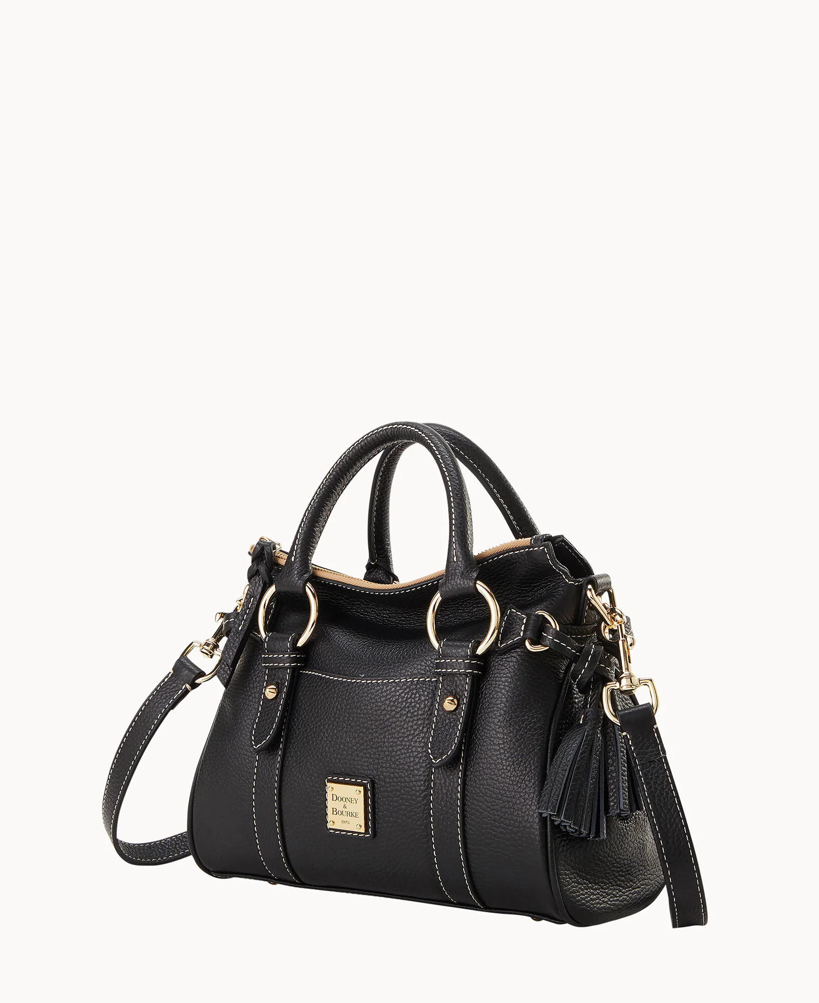 Lucca Leather Satchel With Pocket - Image 7