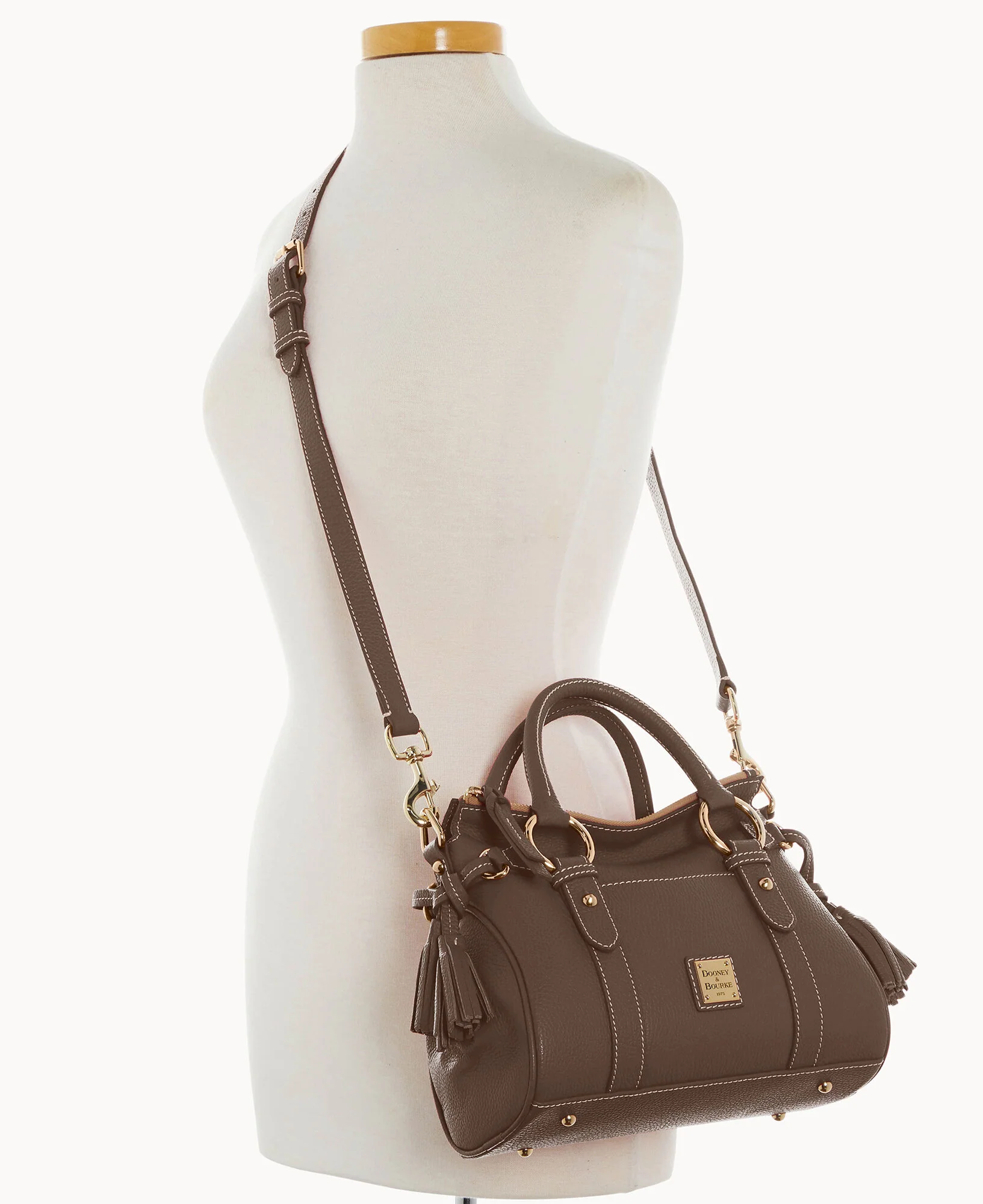 Lucca Leather Satchel With Pocket - Image 70