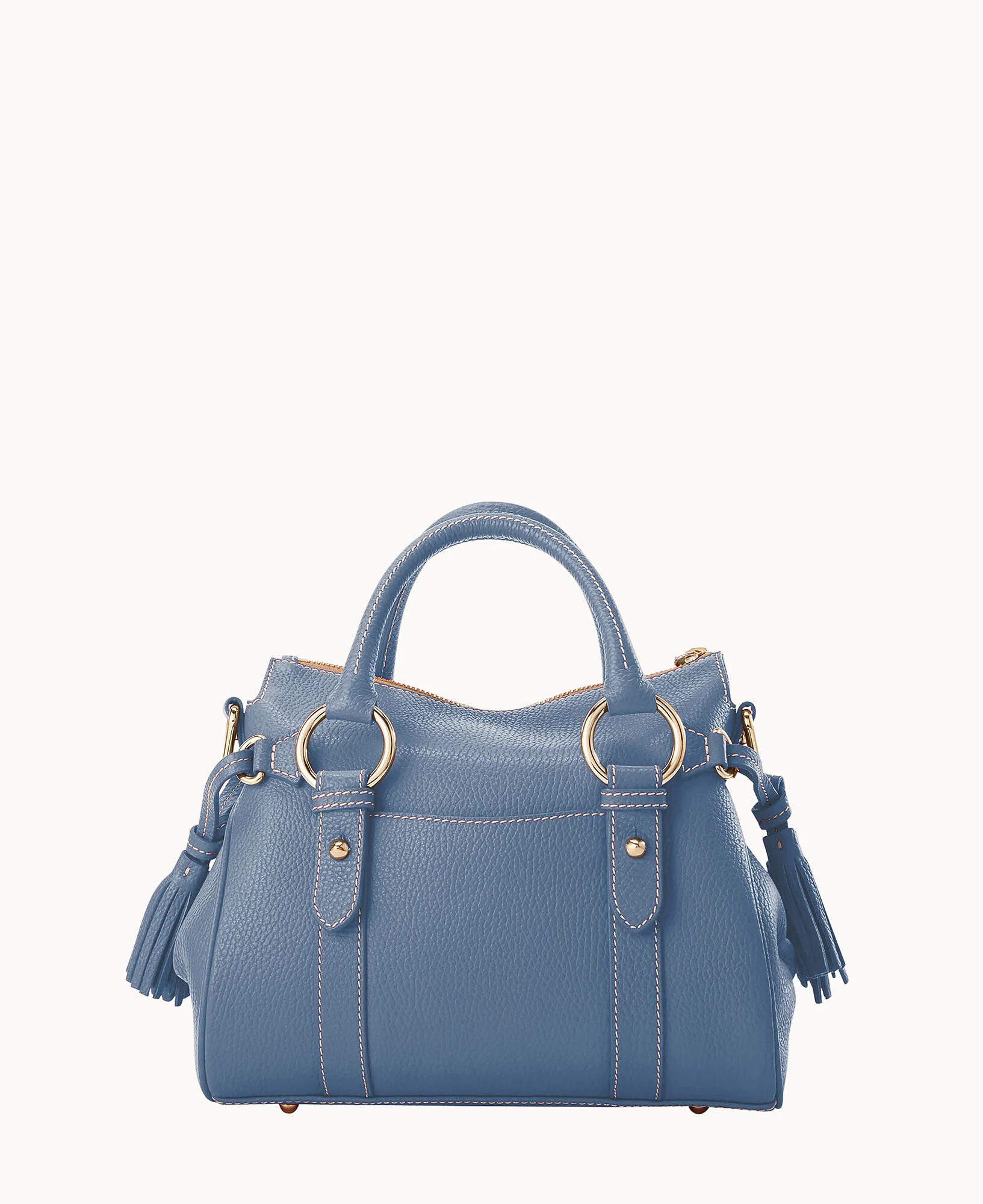 Lucca Leather Satchel With Pocket - Image 79