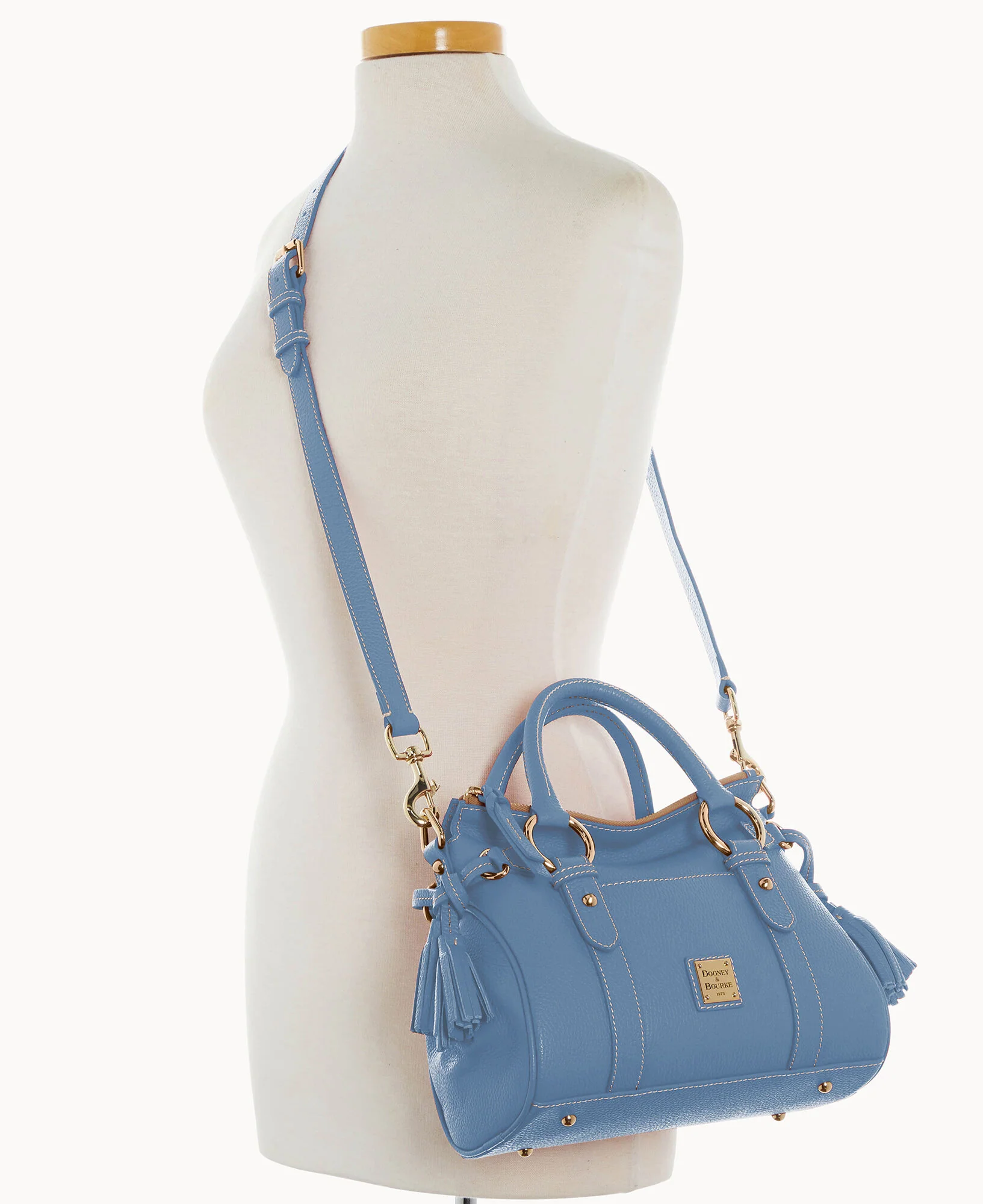 Lucca Leather Satchel With Pocket - Image 80