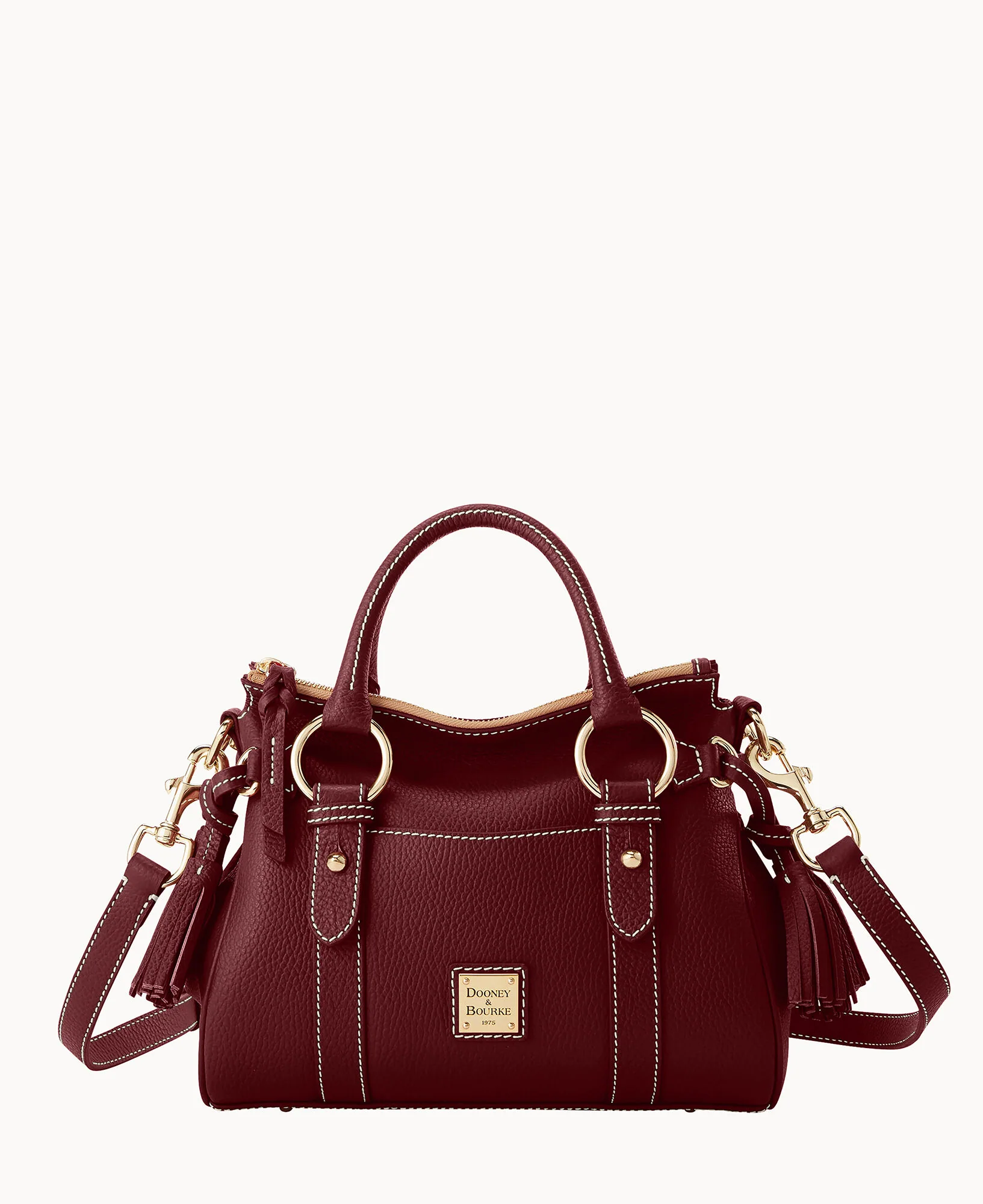 Lucca Leather Satchel With Pocket - Image 81