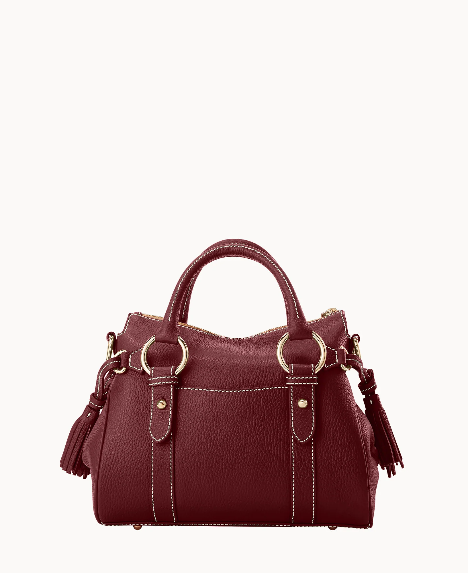 Lucca Leather Satchel With Pocket - Image 84