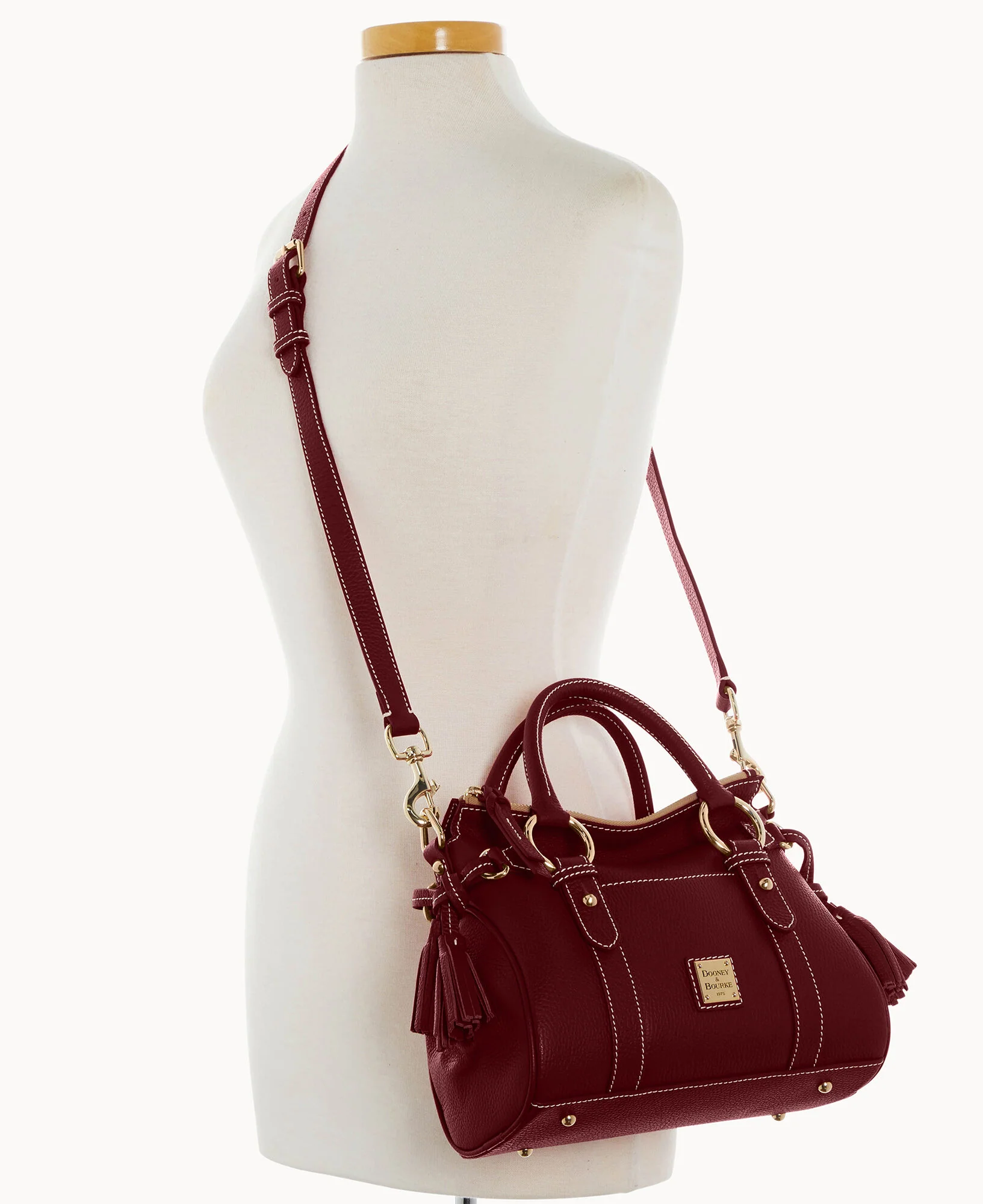 Lucca Leather Satchel With Pocket - Image 85