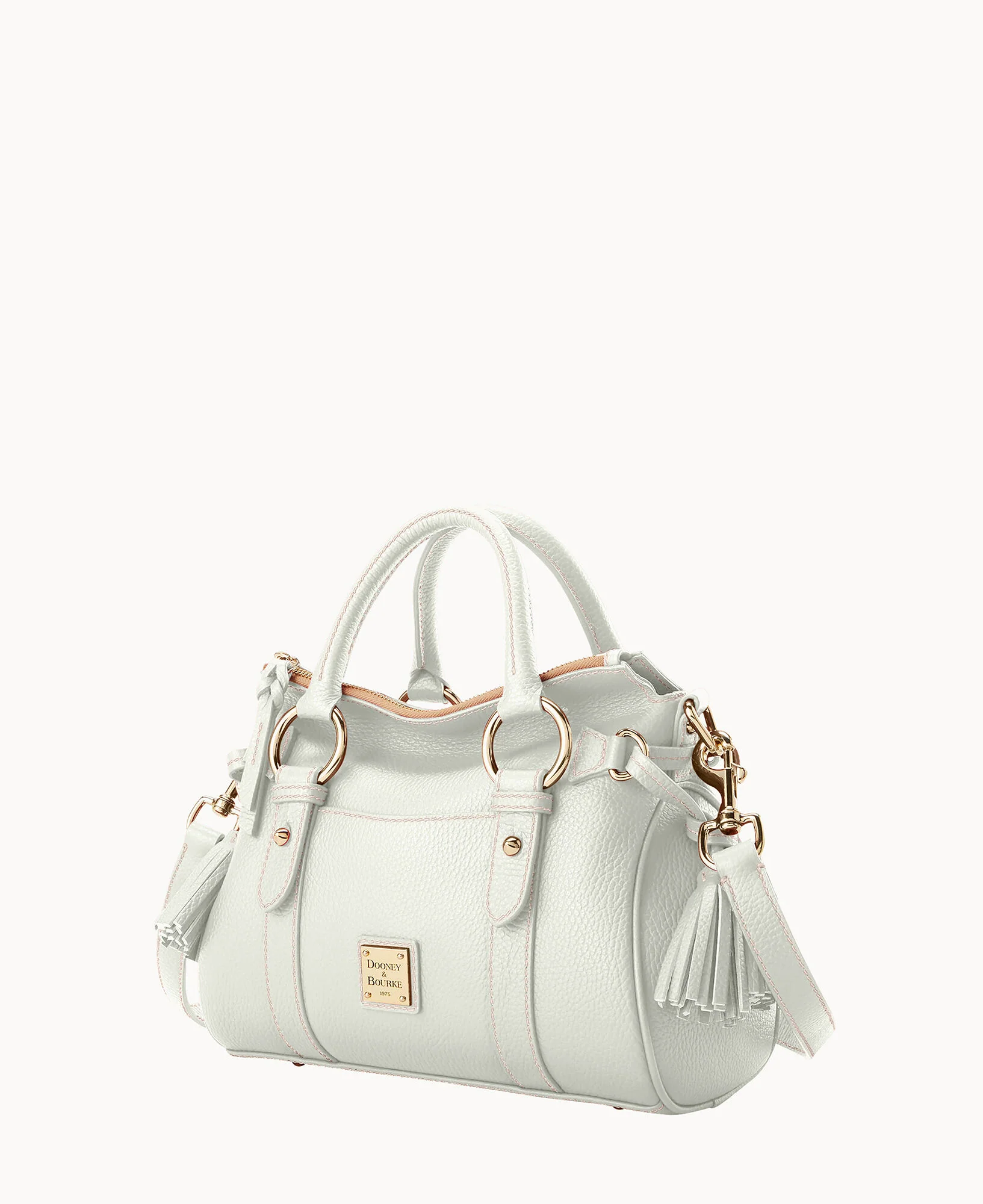 Lucca Leather Satchel With Pocket - Image 87