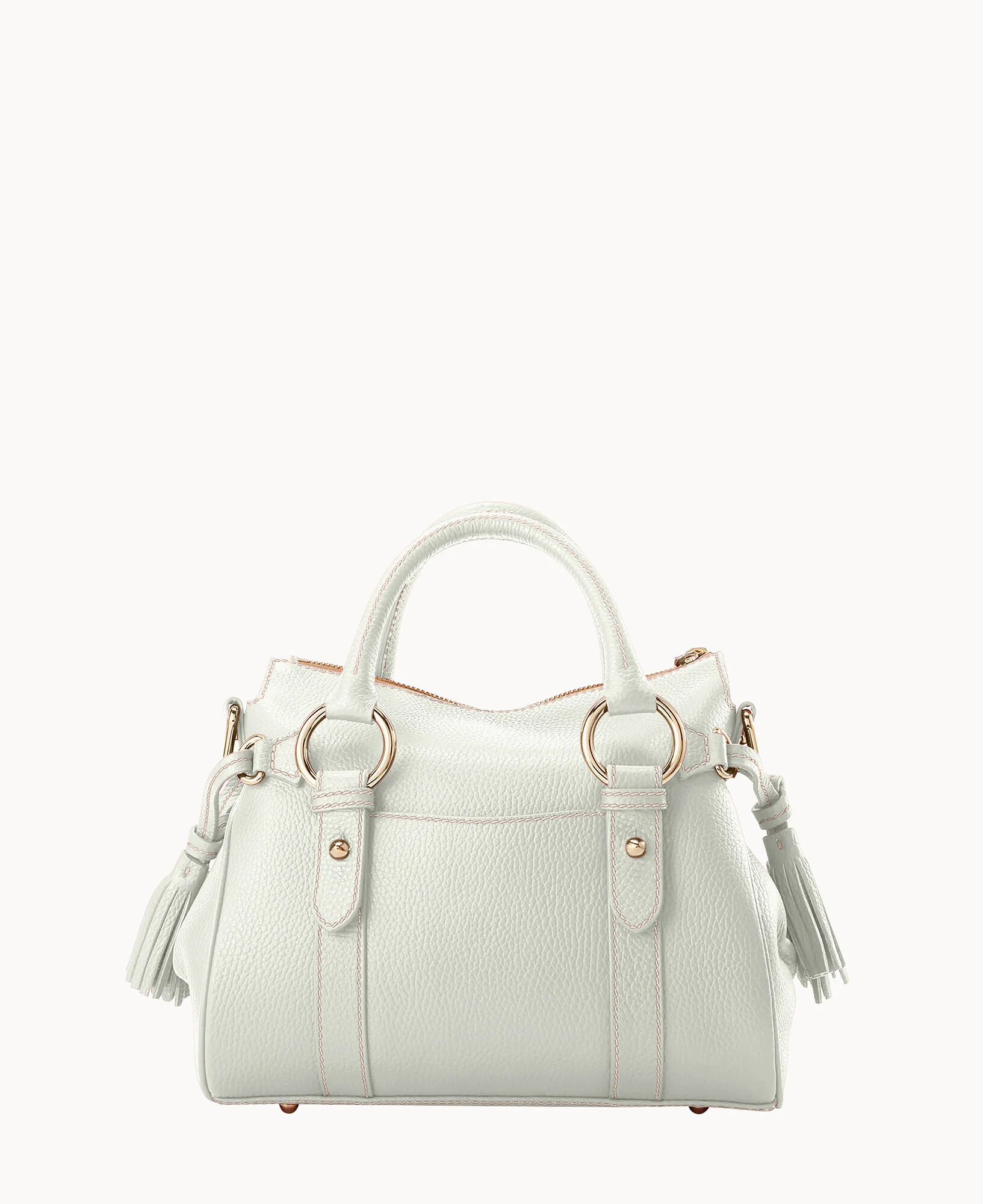 Lucca Leather Satchel With Pocket - Image 89