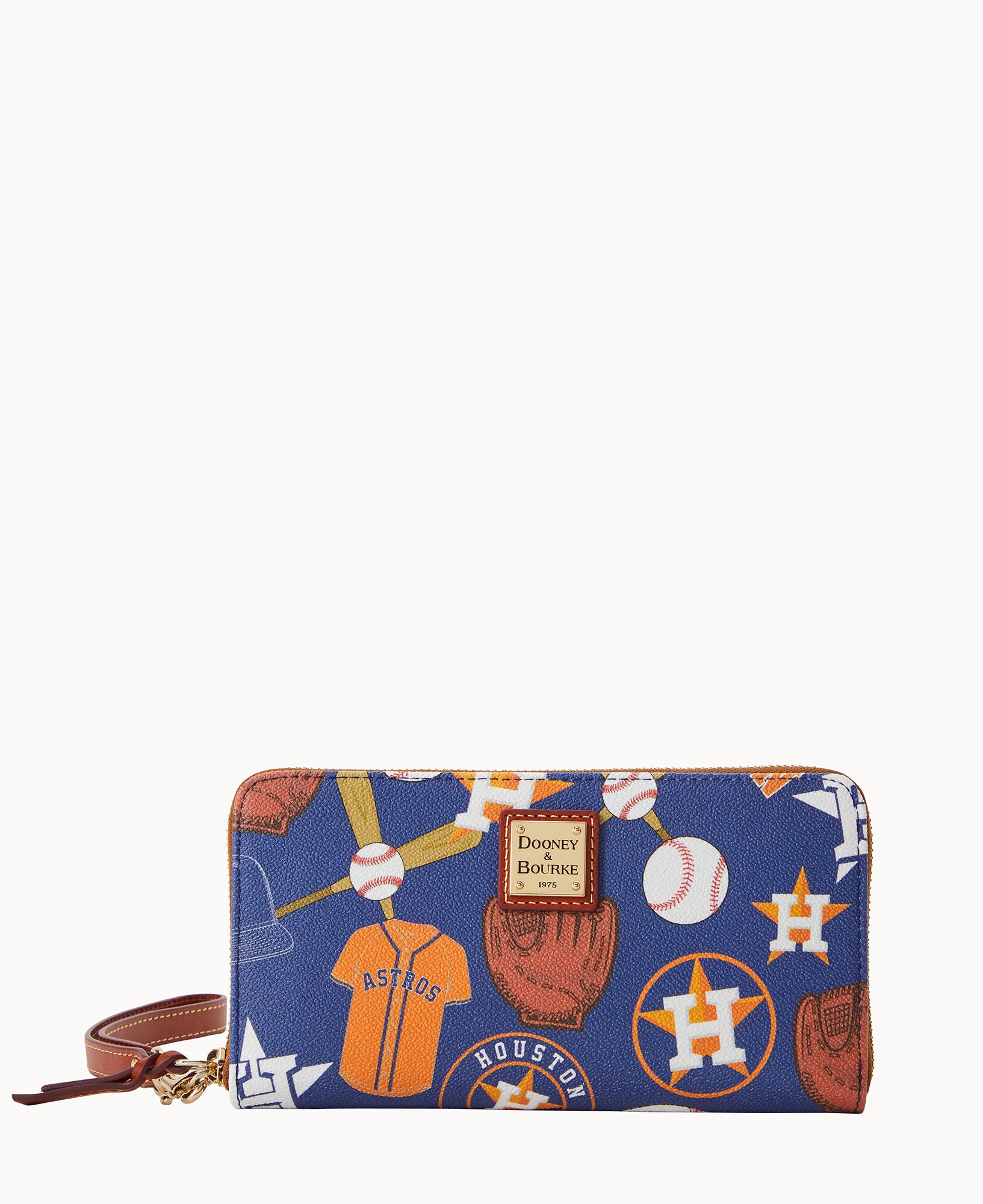 MLB Astros Large Zip Around Wristlet - Image 4