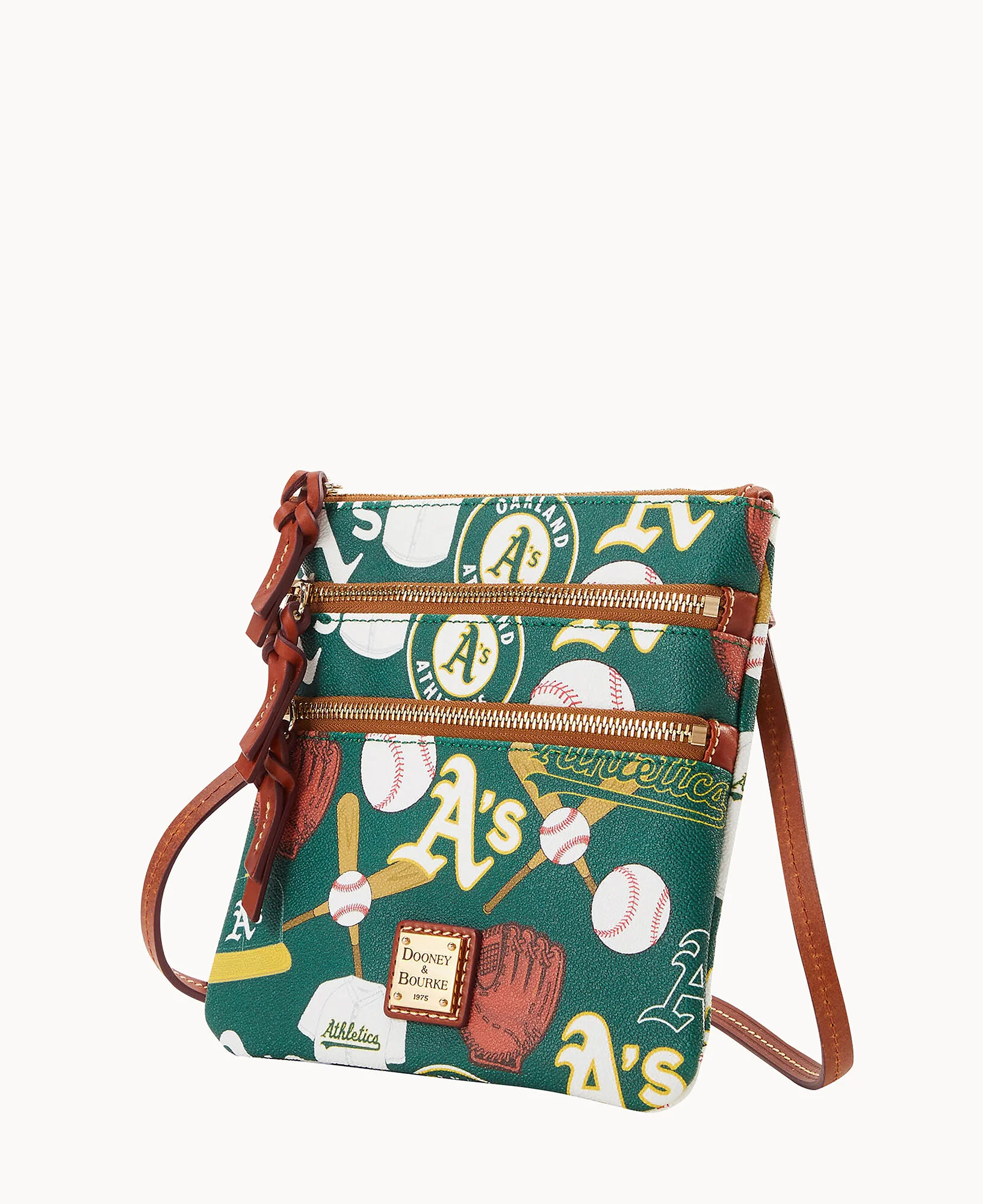 MLB Athletics Triple Zip Crossbody - Image 2