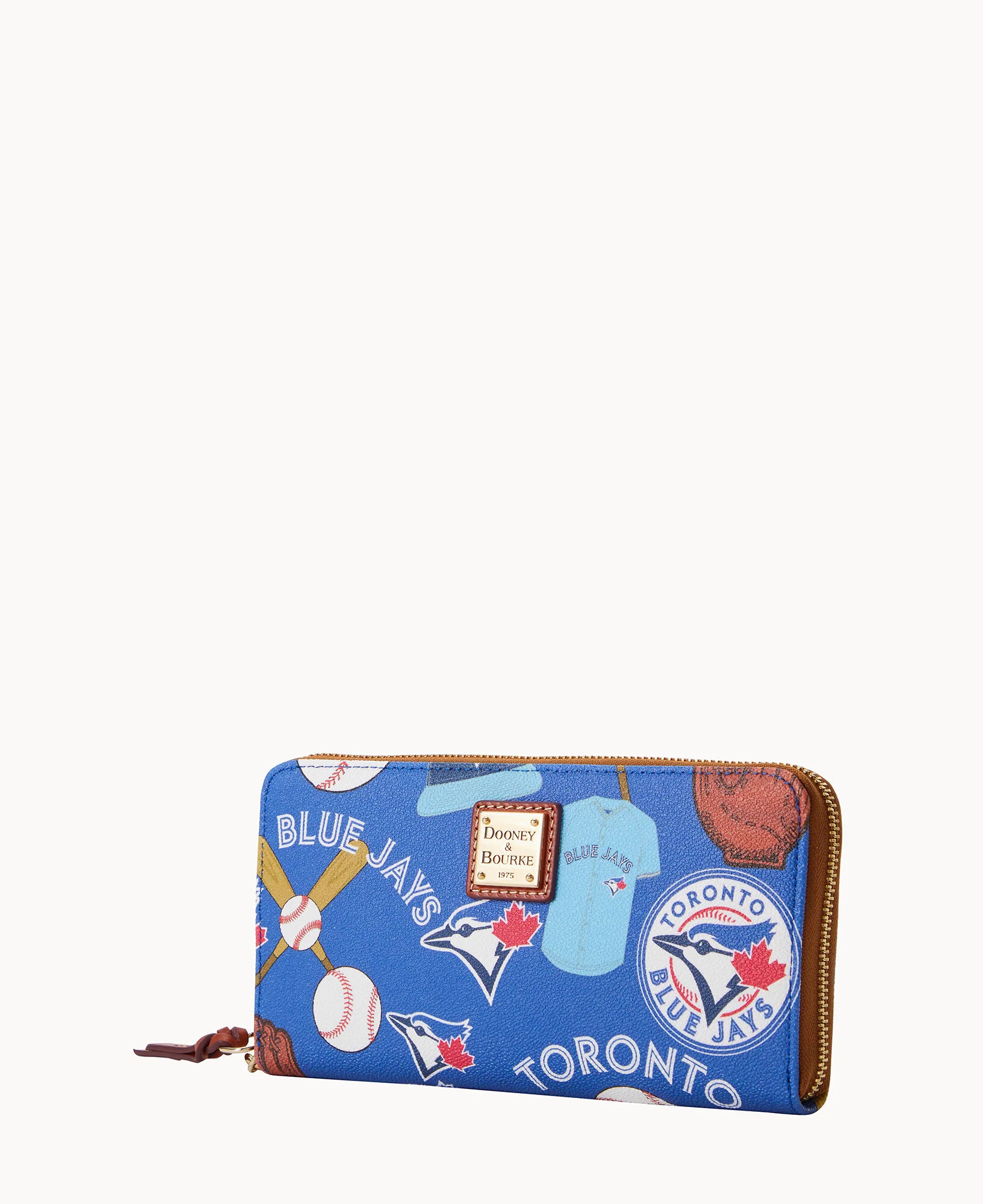 MLB Blue Jays Large Zip Around Wristlet - Image 2