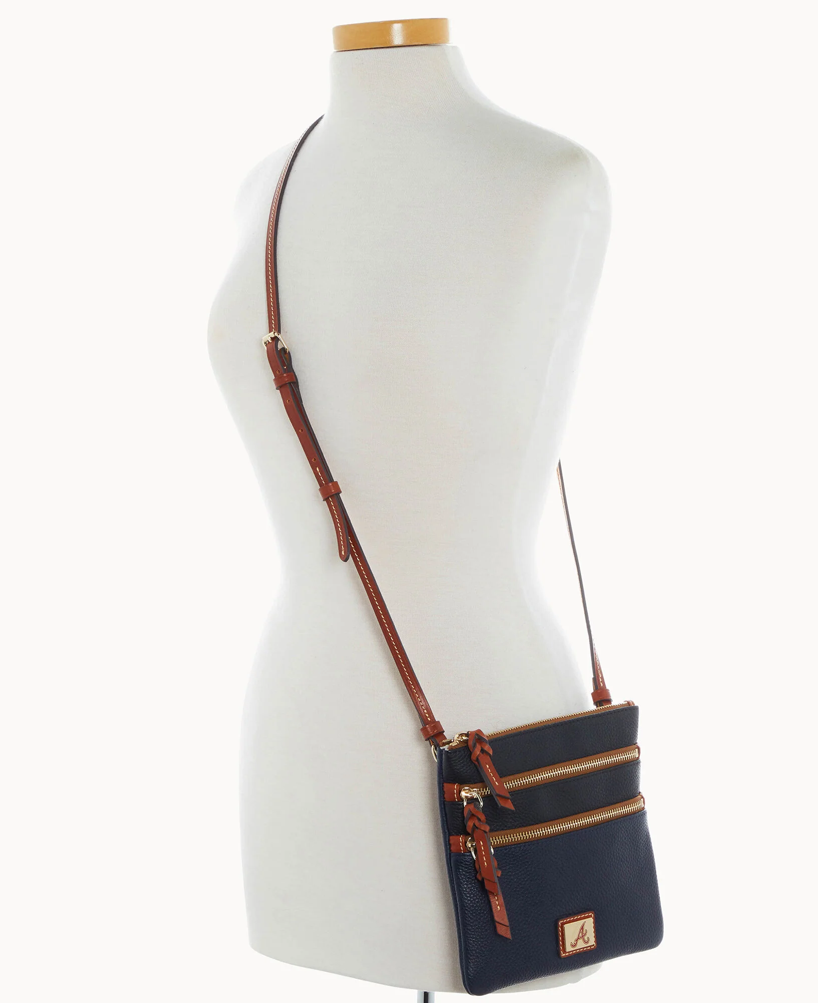 MLB Braves Triple Zip Crossbody - Image 5