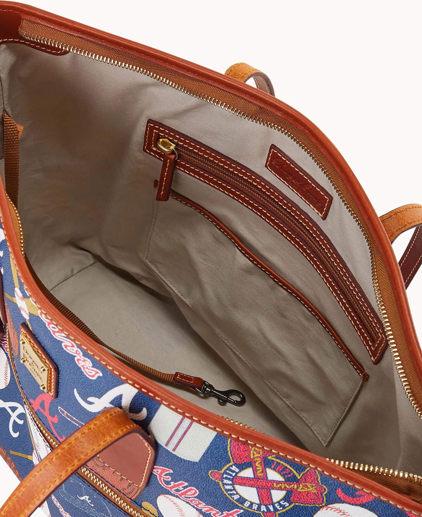MLB Braves Zip Tote - Image 3