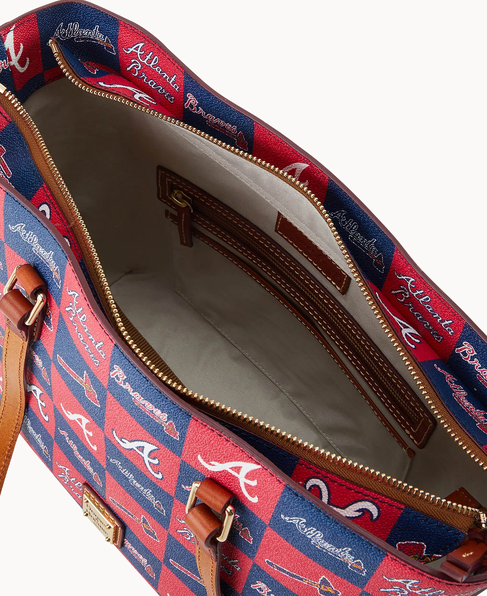 MLB Braves Zip Tote - Image 3