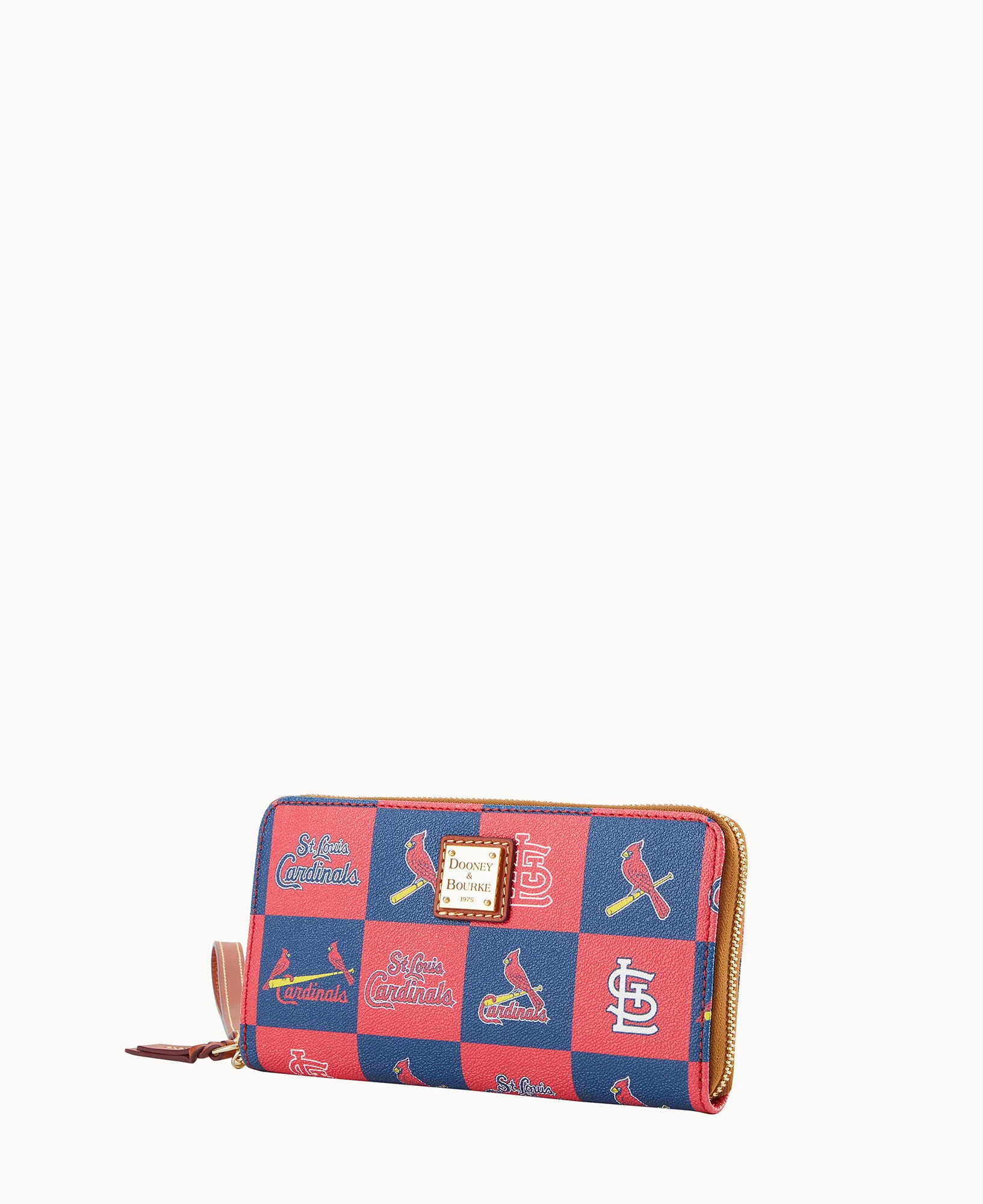 MLB Cardinals Large Zip Around Wristlet - Image 2