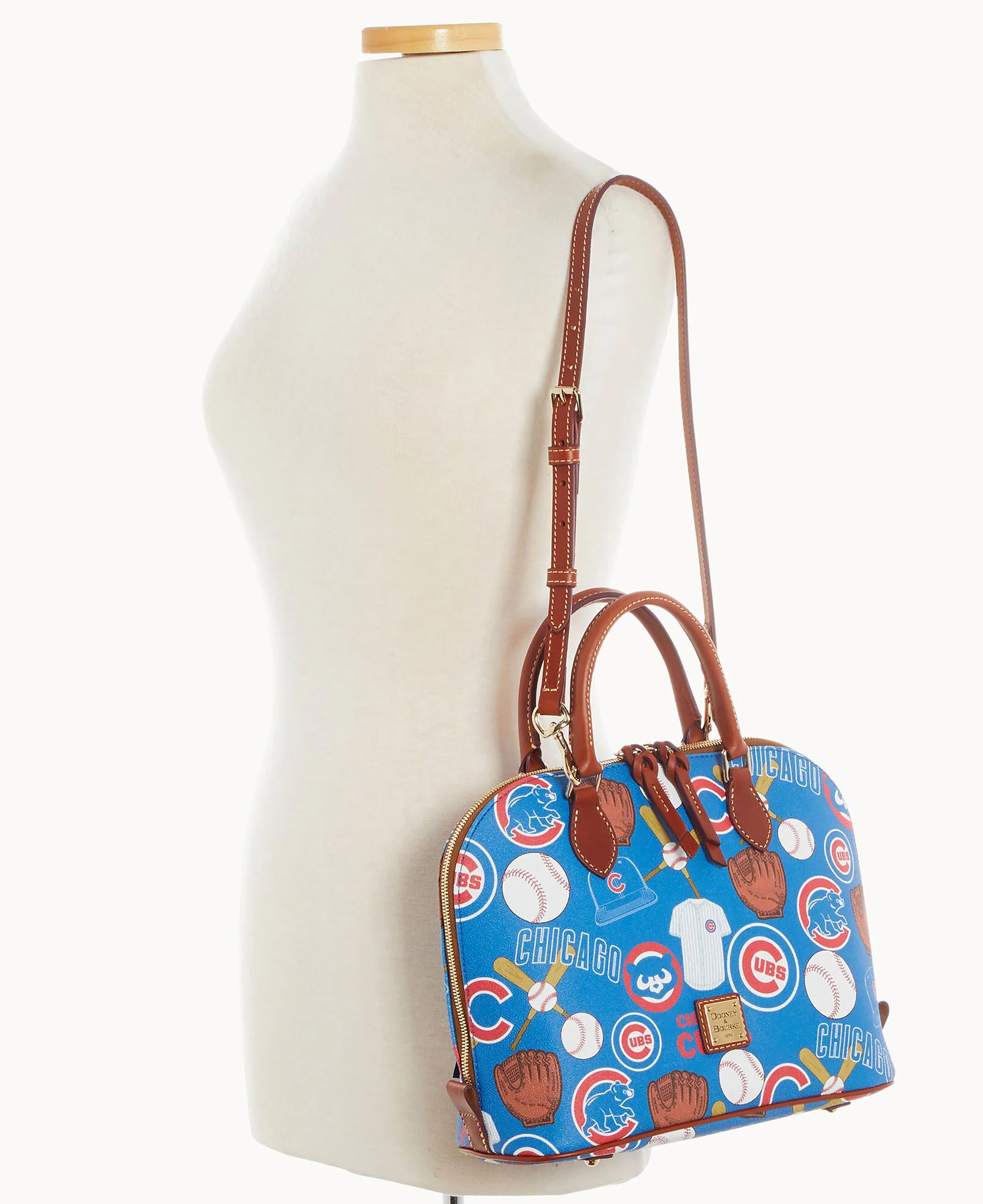MLB Cubs Zip Zip Satchel - Image 4