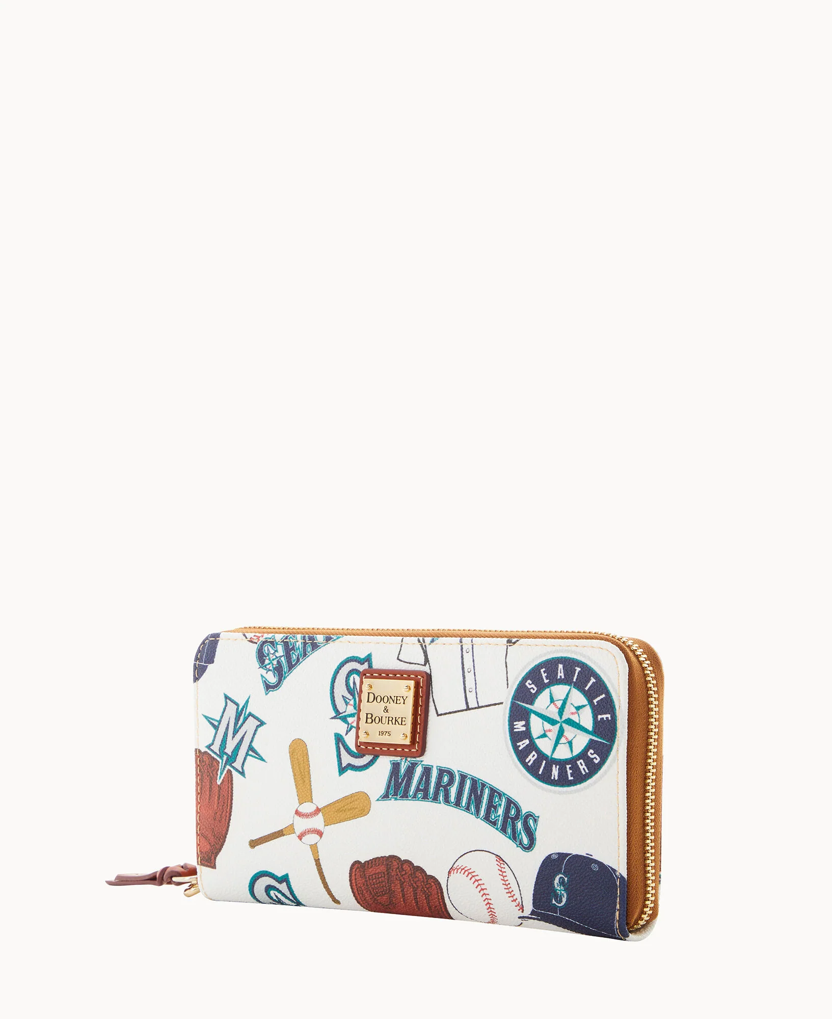 MLB Mariners Large Zip Around Wristlet - Image 5