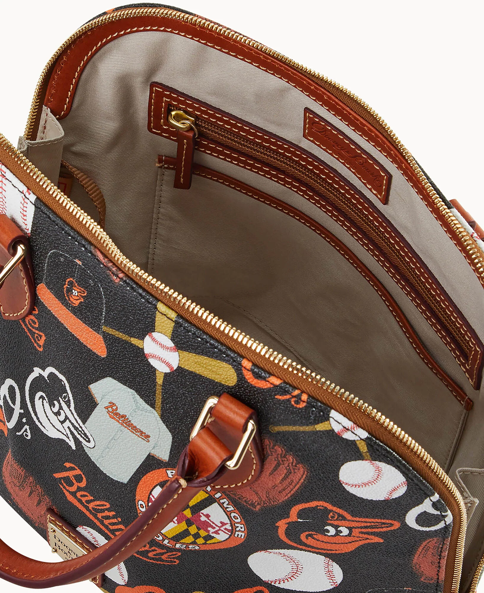 MLB Orioles Zip Zip Satchel - Image 3
